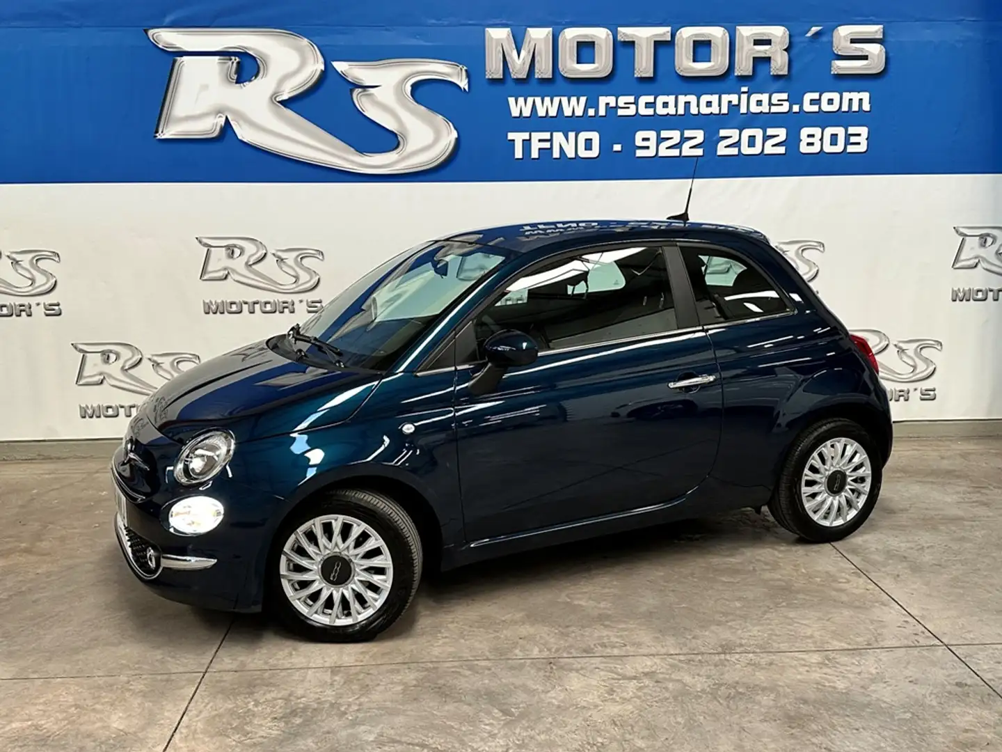 Fiat 500 1.0 Hybrid Monotrim 52kW Azul - 1