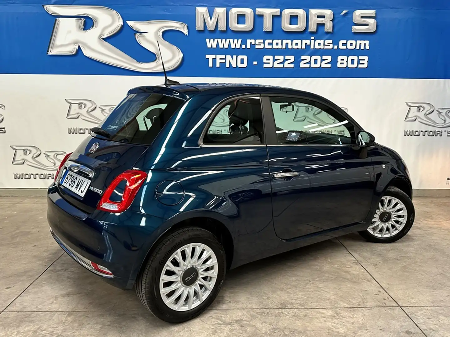 Fiat 500 1.0 Hybrid Monotrim 52kW Azul - 2
