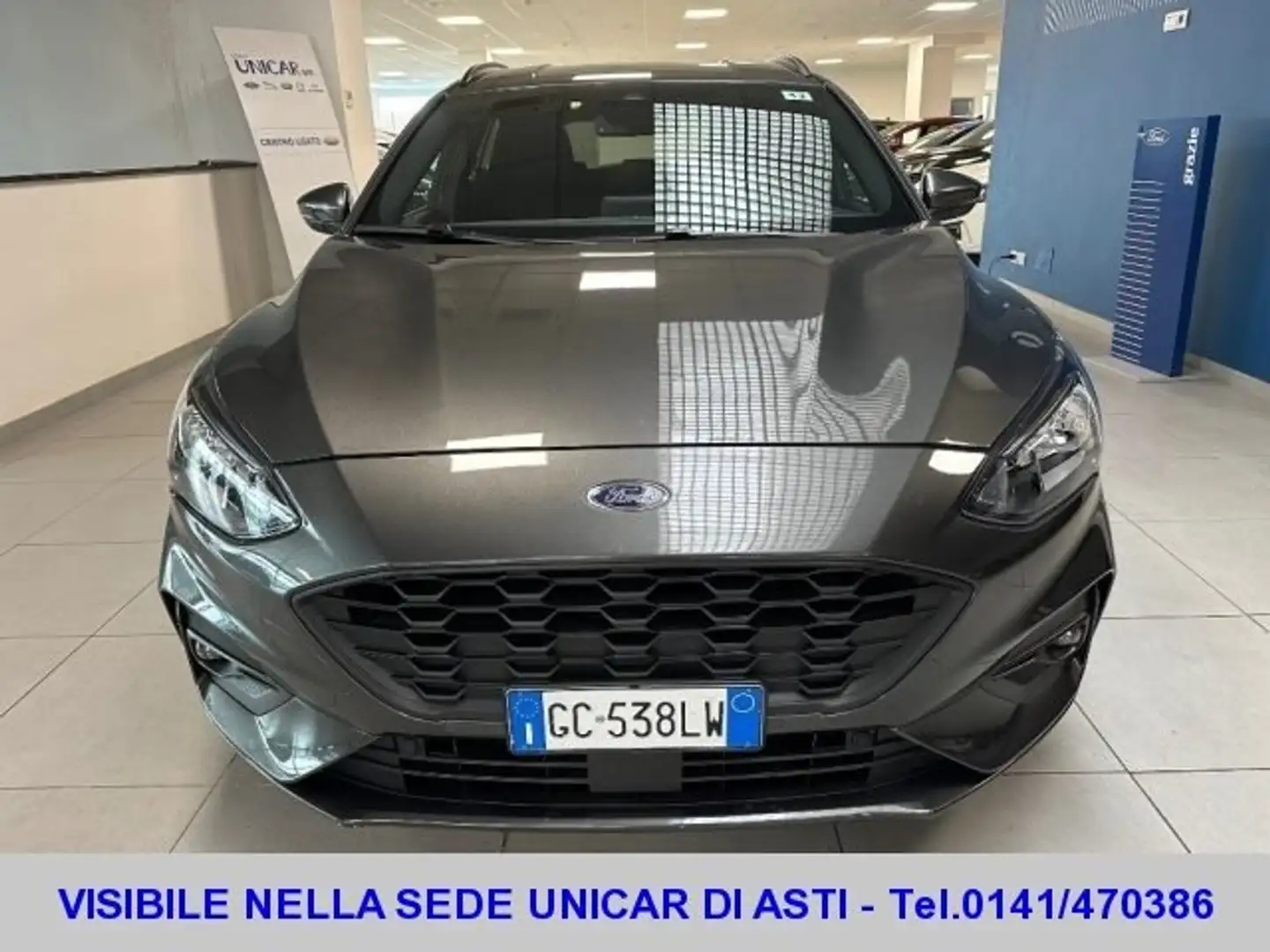 Ford Focus SW 1.0 Ecoboost 125 CV HYBRID ST-Line s Grigio - 2