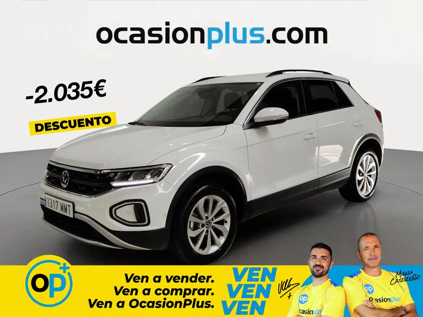 Volkswagen T-Roc 2.0TDI Life 85kW Blanco - 1