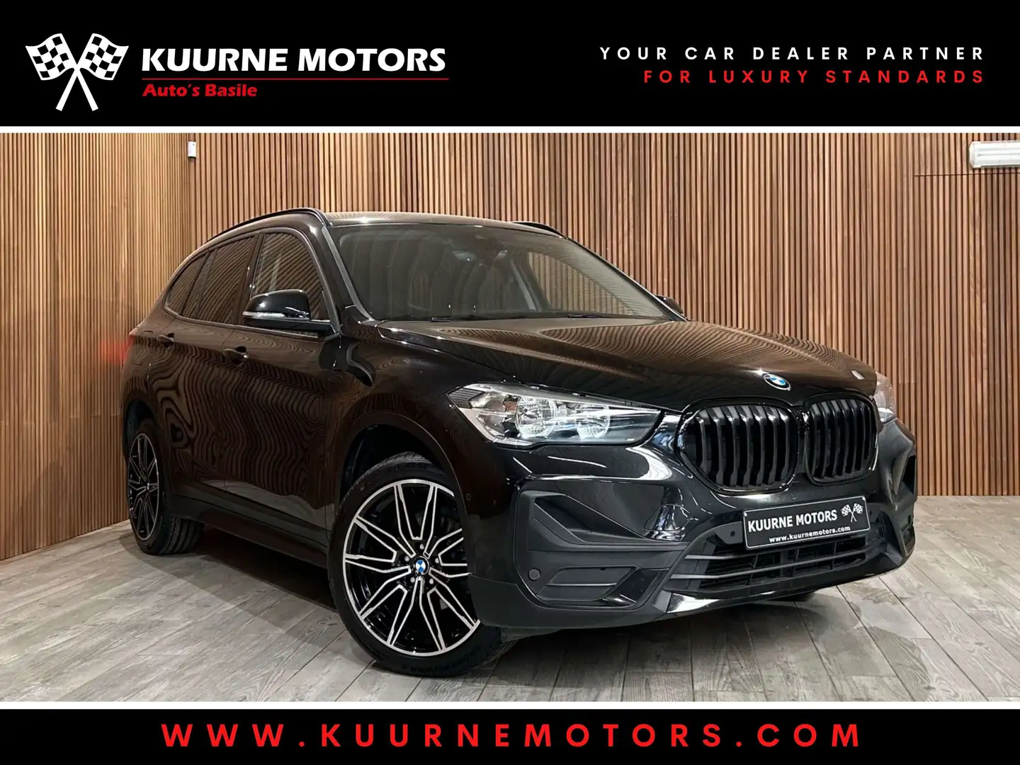 BMW X1 sDrive16d Alu19\/Leder/Gps/Cruise *1j garantie* Noir - 1