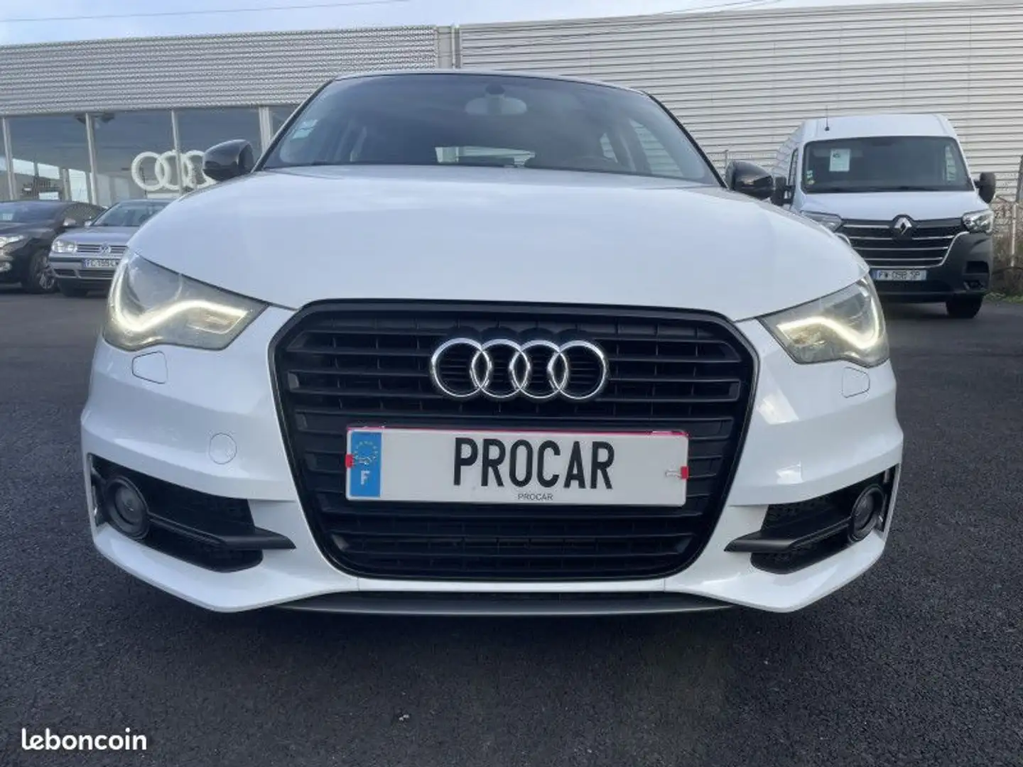 Audi A1 1.6 TDI 90CH FAP S LINE 5 PLACES Weiß - 2