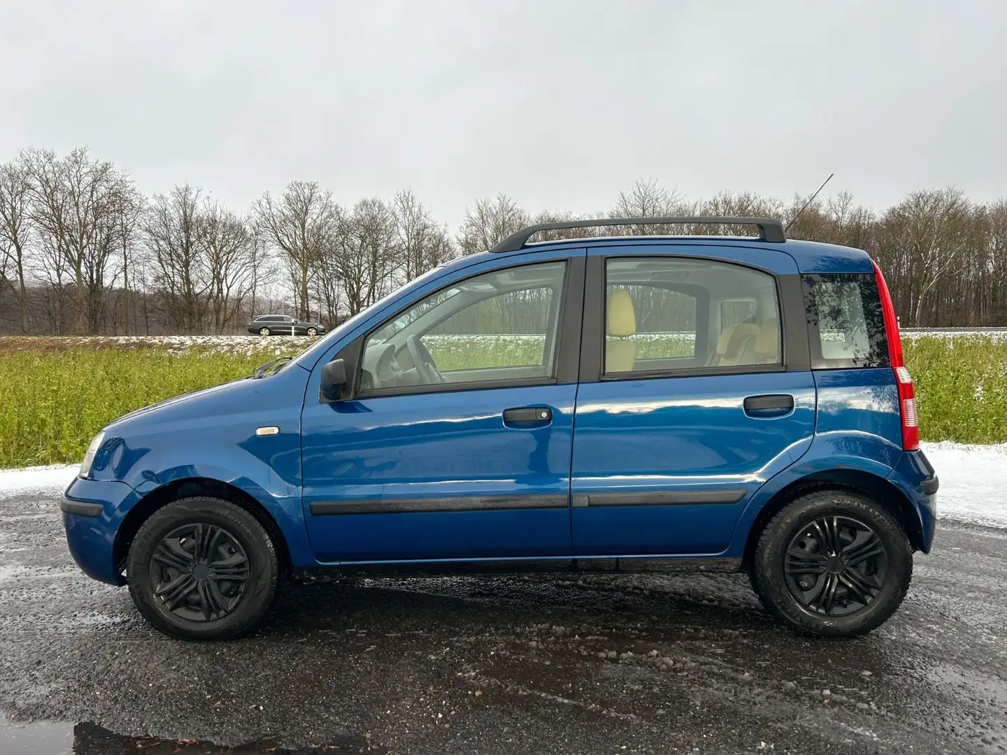Fiat Panda 1.2 8V Dynamic Panoramadach Blau - 2