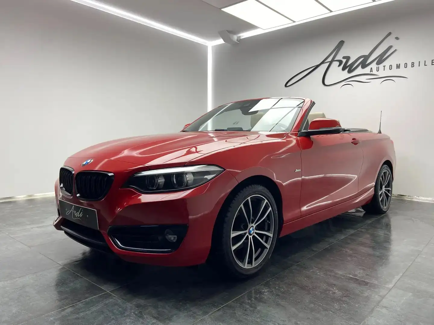 BMW 218 218i *GARANTIE 12 MOIS*CUIR*GPS*XENON* Rouge - 1