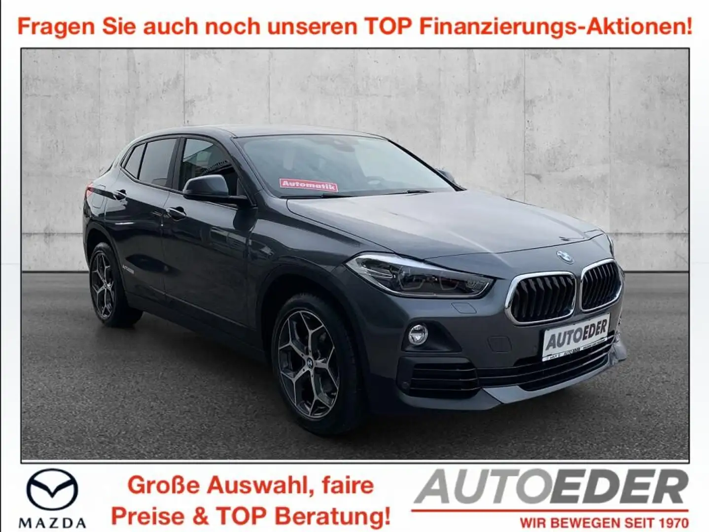 BMW X2 sDrive18i Advantage Aut. Grau - 1