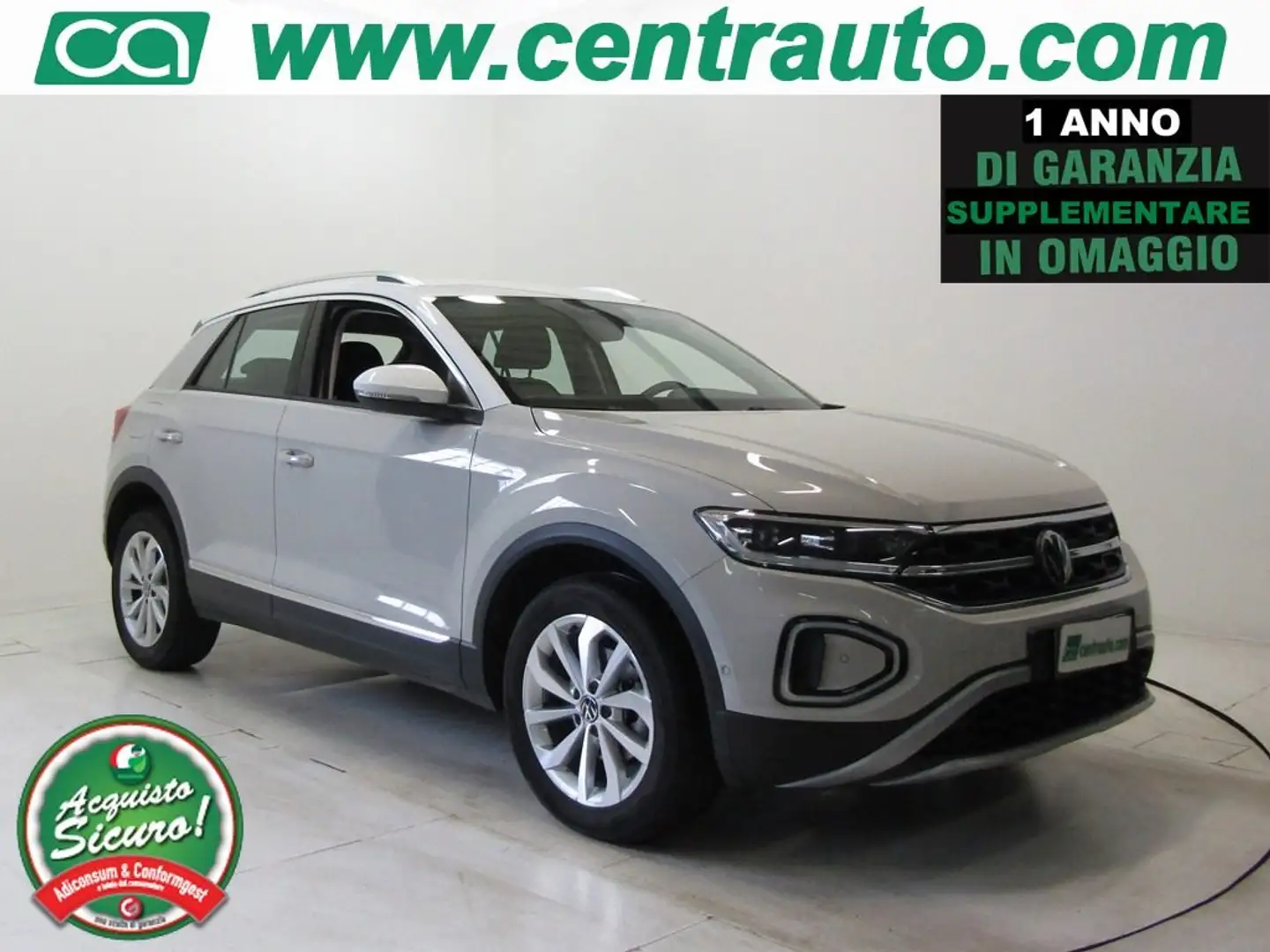 Volkswagen T-Roc 1.0 TSI Style Manuale 5p Blanc - 1