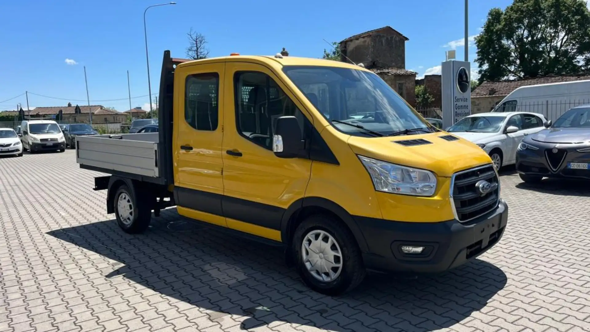 Ford Transit 310 2.0TDCi DOPPIA CABINA 6 POSTI + CASSONE Yellow - 2