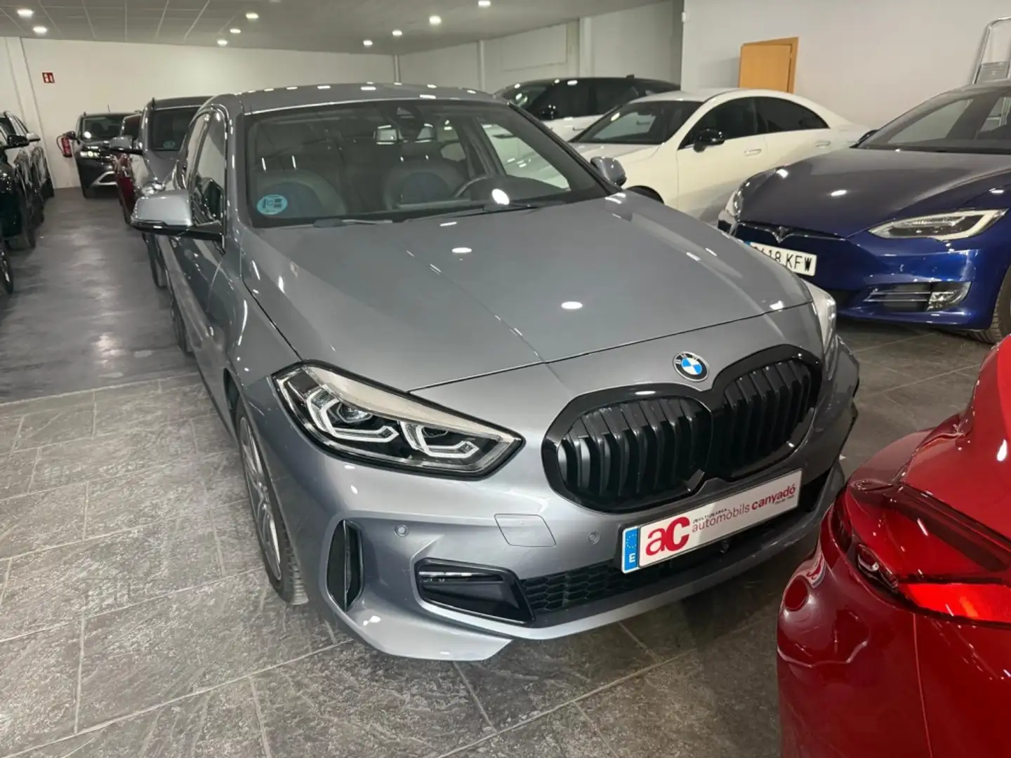 BMW 1er M Coupé 118dA Sport Gris - 2