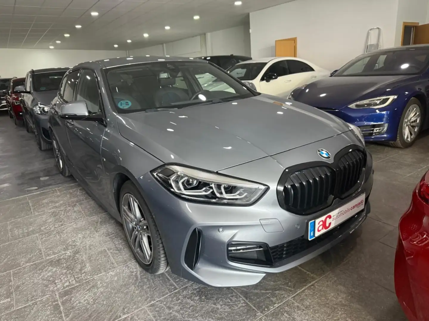 BMW 1er M Coupé 118dA Sport Gris - 1