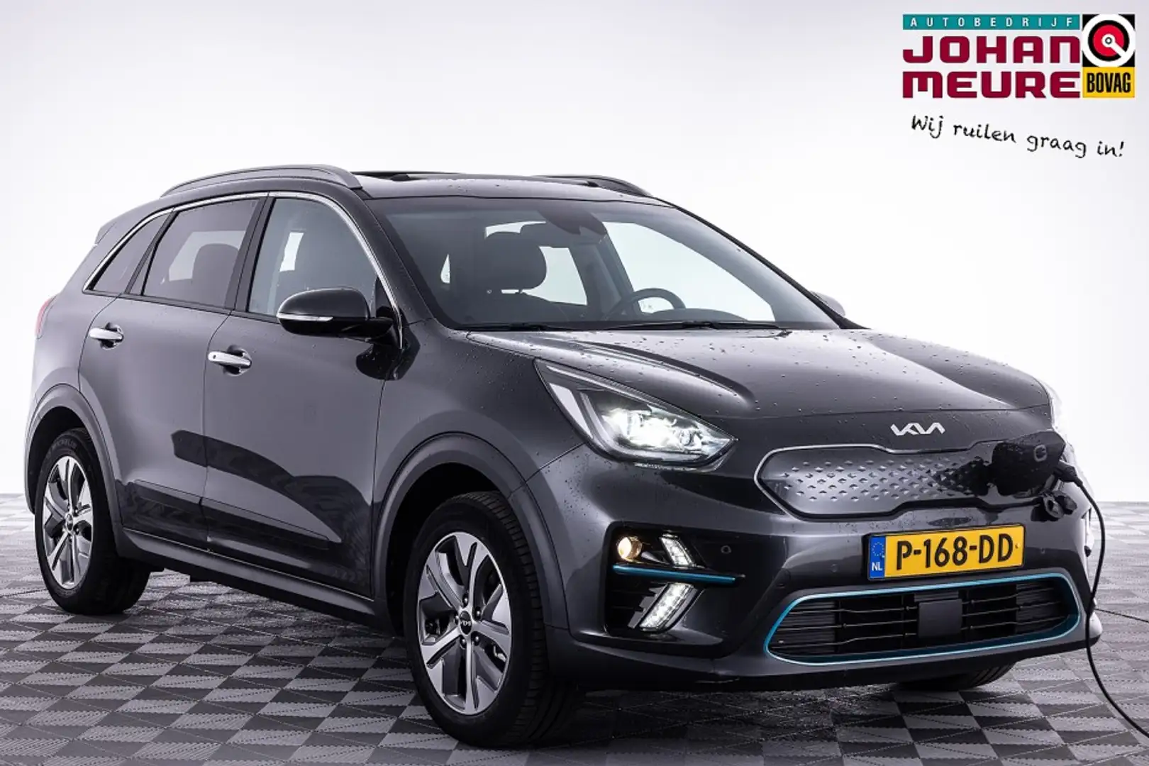 Kia e-Niro DynamicPlusLine 64 kWh | SOH 100% | OPEN DAK | Gris - 1