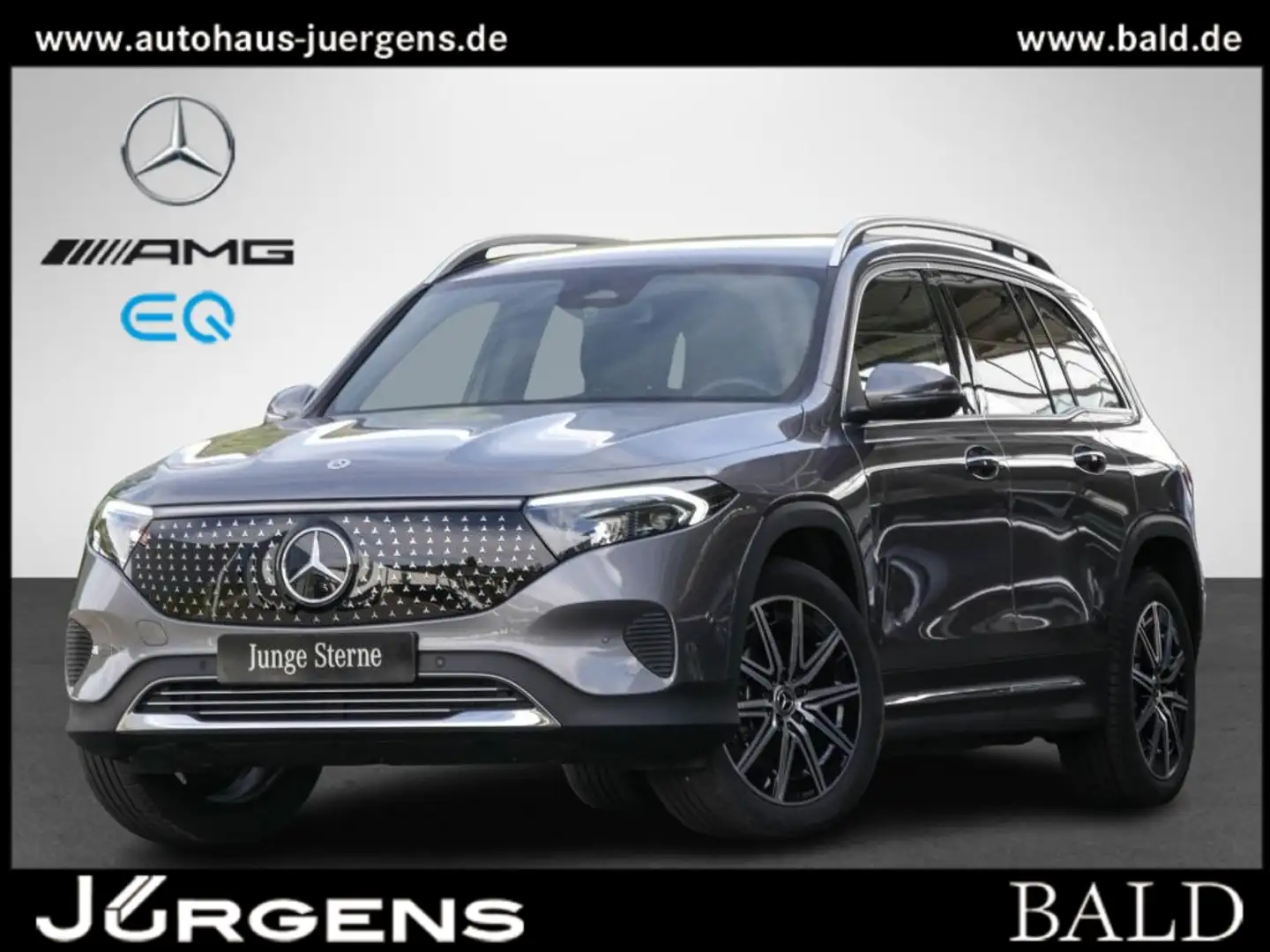 Mercedes-Benz EQB 350 4M Elect-Art/Distr/Burm/360/Totw/LED/19" Grau - 1