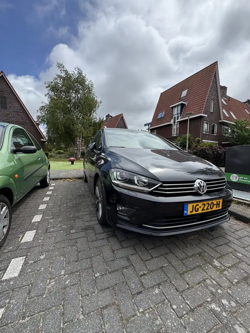 Volkswagen Golf Sportsvan 2.0 TDI Highline Zwart - 2