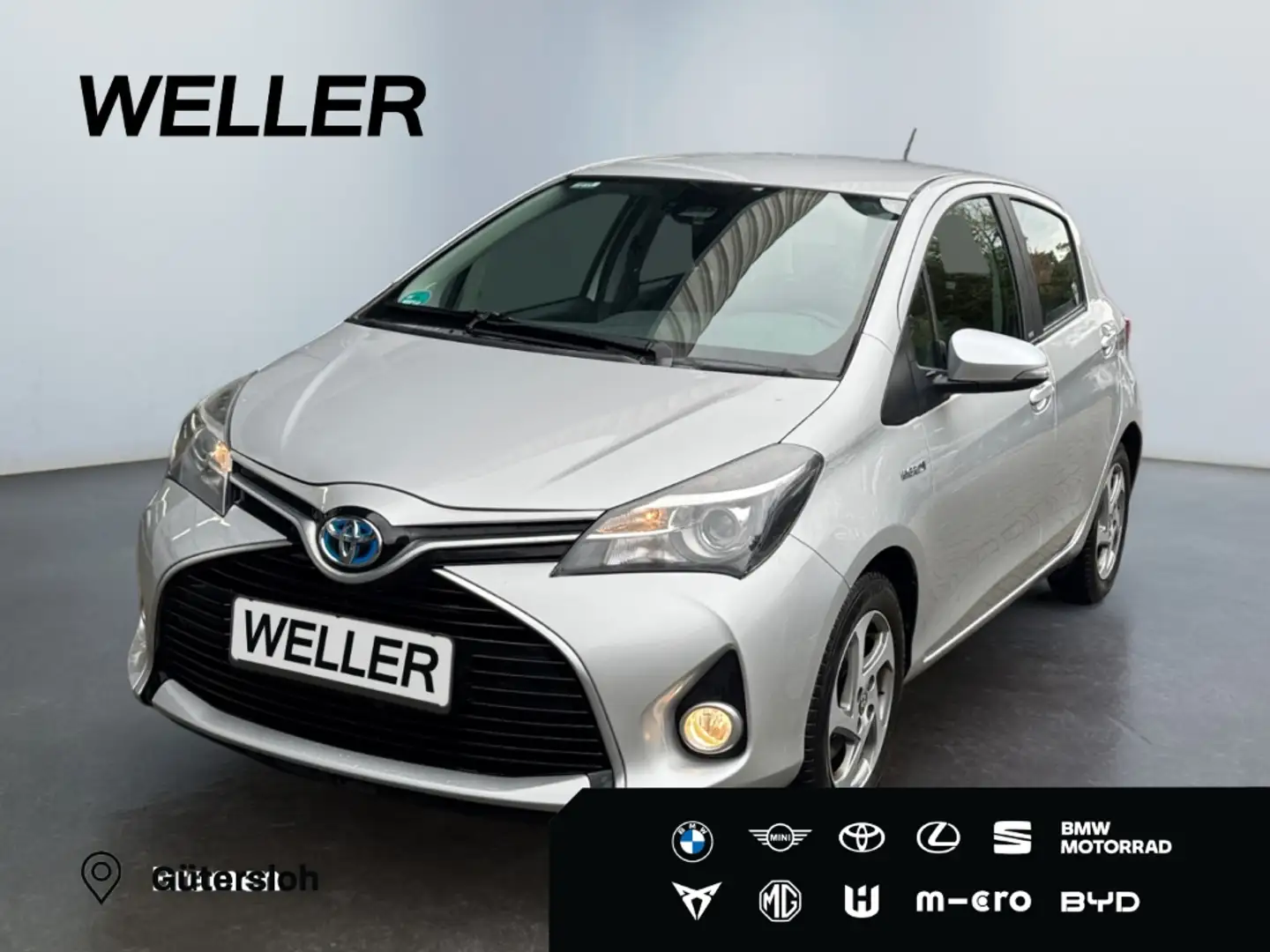 Toyota Yaris Hybrid 1.5 Edition-S *Kamera*SHZ*Bluetooth* Argent - 1
