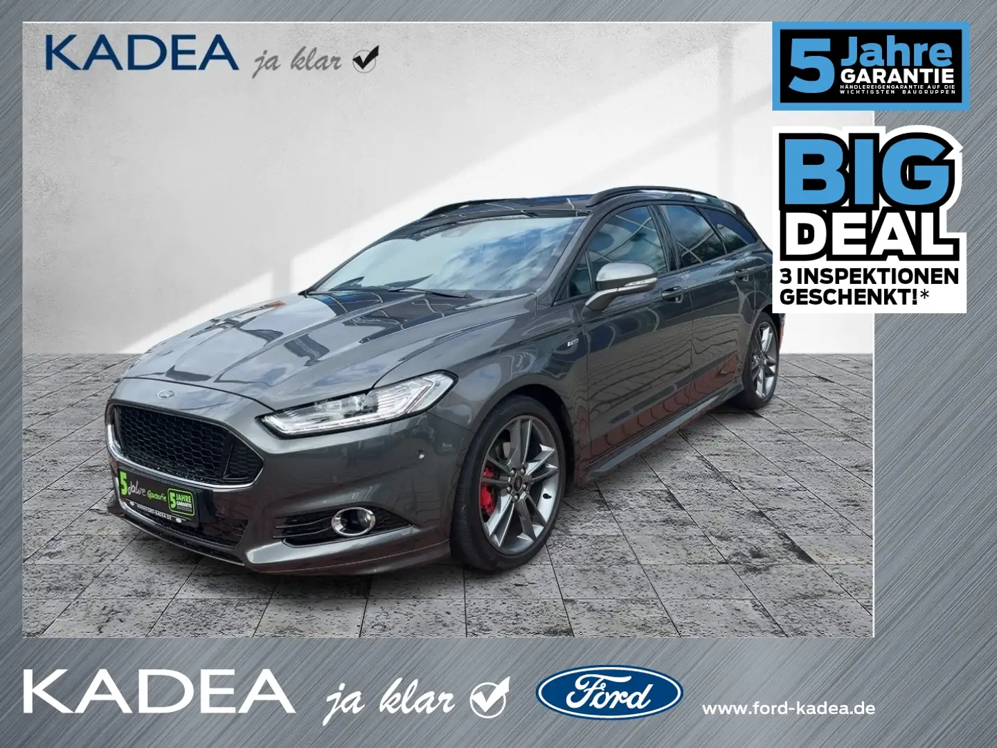 Ford Mondeo Turnier 1.5 EcoBoost ST-Line ACC+AHK+LED Grau - 1