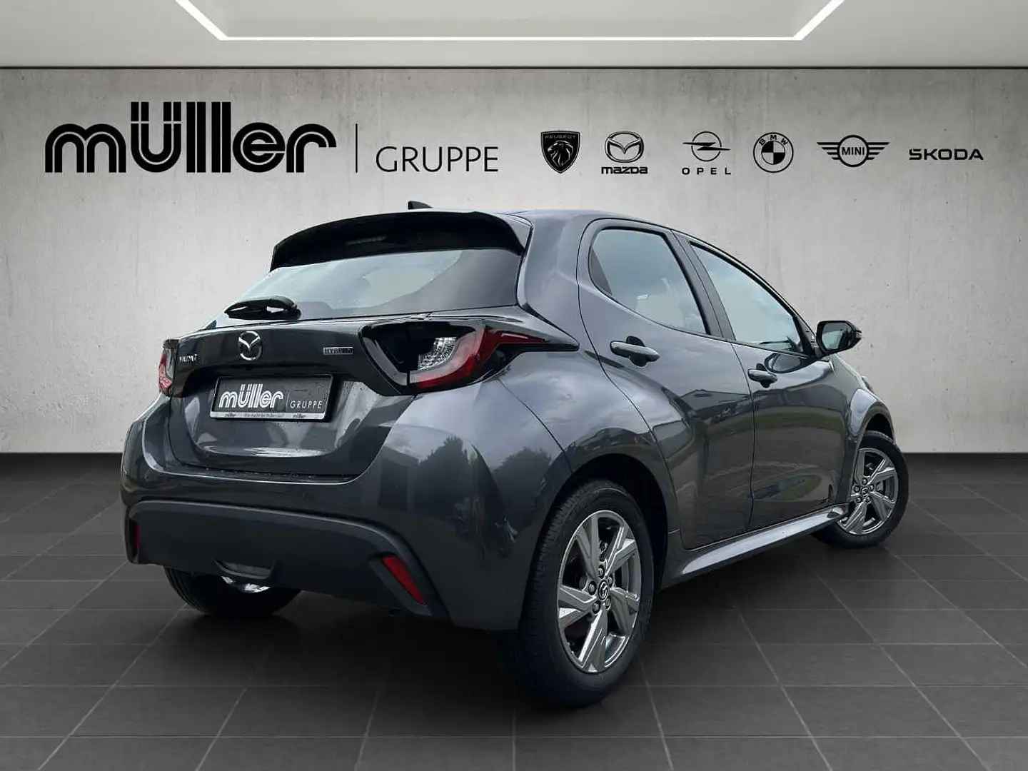 Mazda 2 Hybrid VVT-i 116 PS e-CVT EXCLUSIVE-LINE Grau - 2