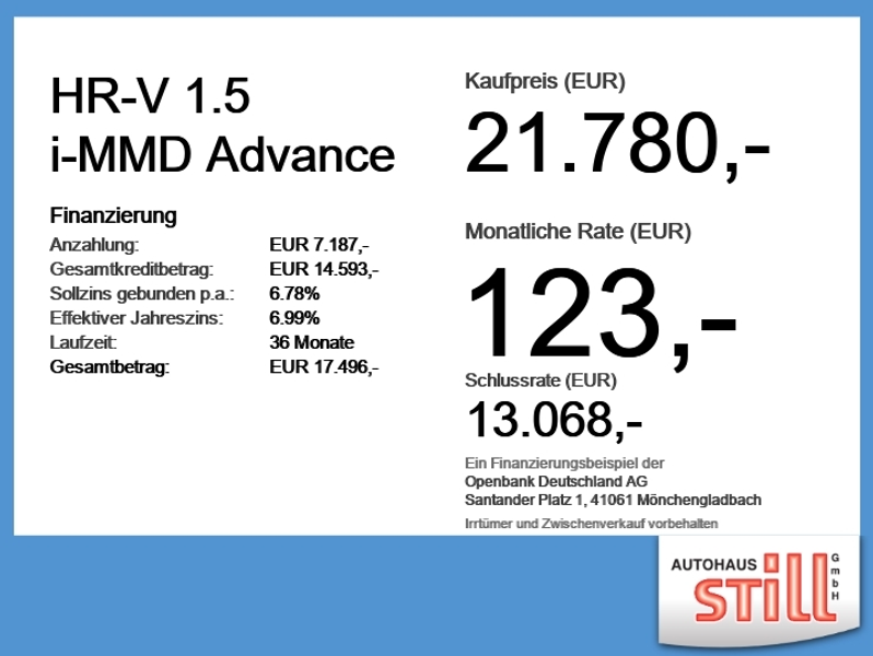 Honda HR-V 1.5 i-MMD Advance ACC+LED+Navi+SHZ+2xKlima — photo 6