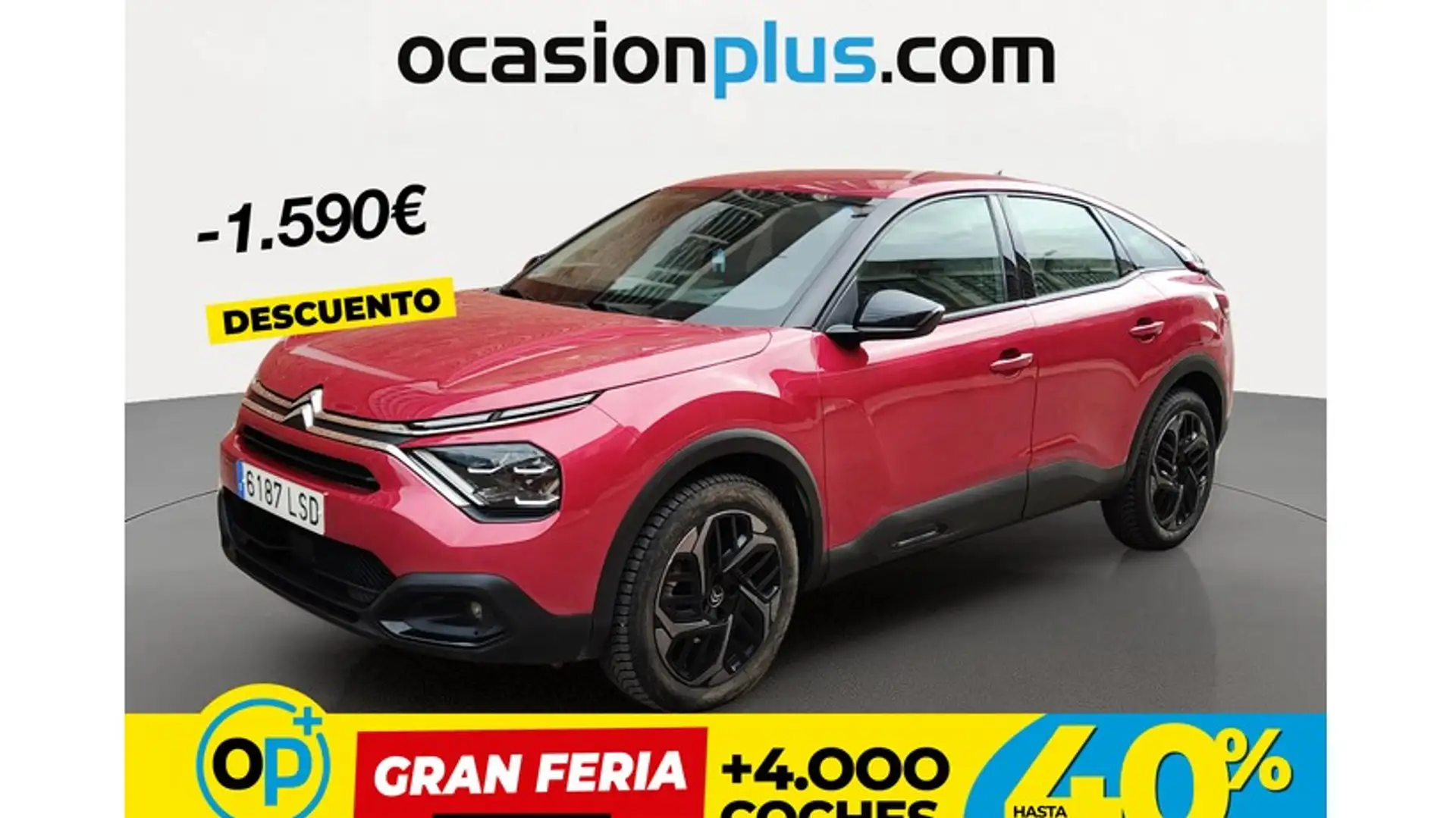 Citroen C4 1.2 PureTech Feel Pack S&S EAT8 130 Rojo - 1