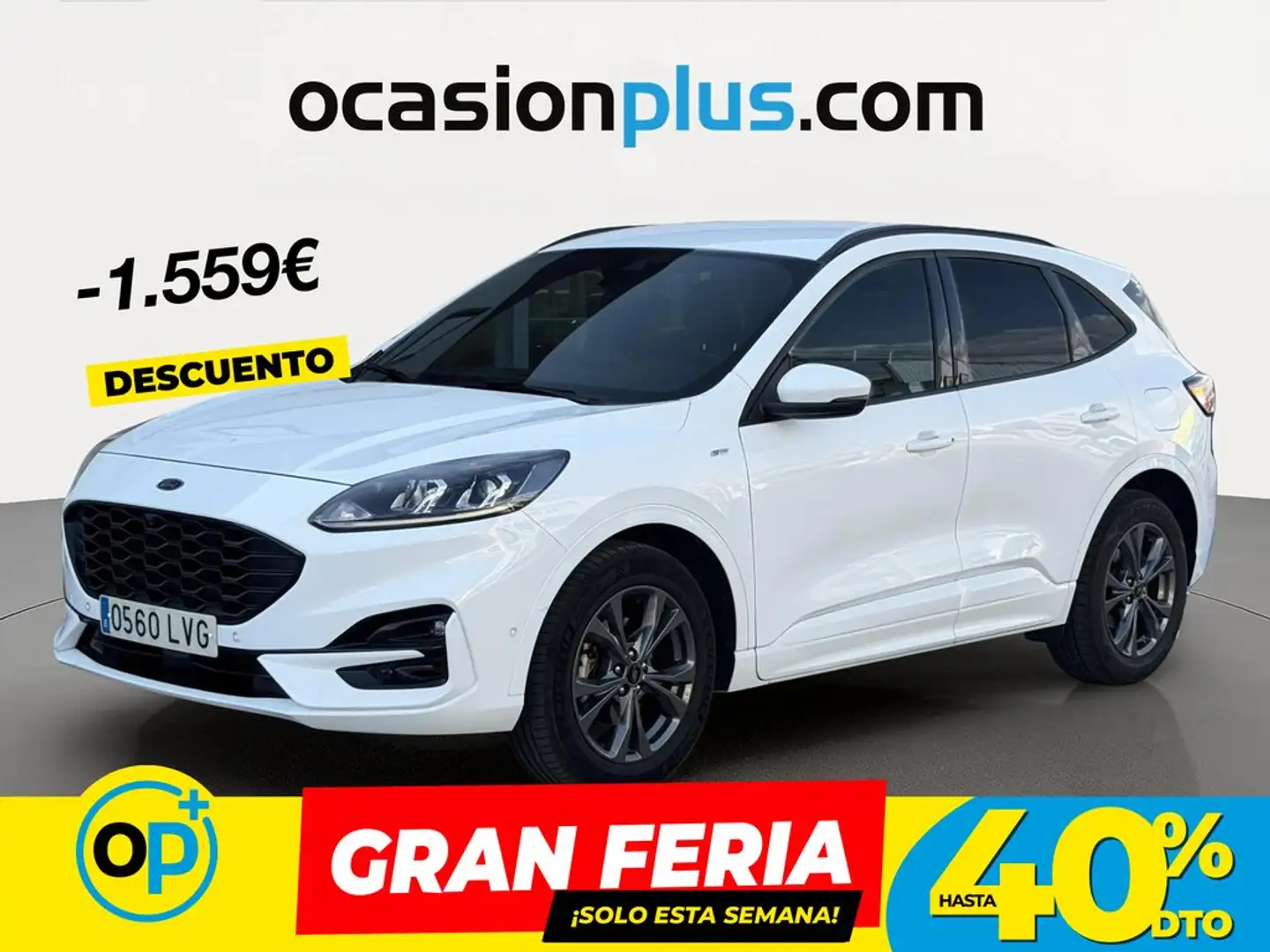 Ford Kuga 2.5 Duratec FHEV ST-Line 4x2 Aut. Blanco - 1