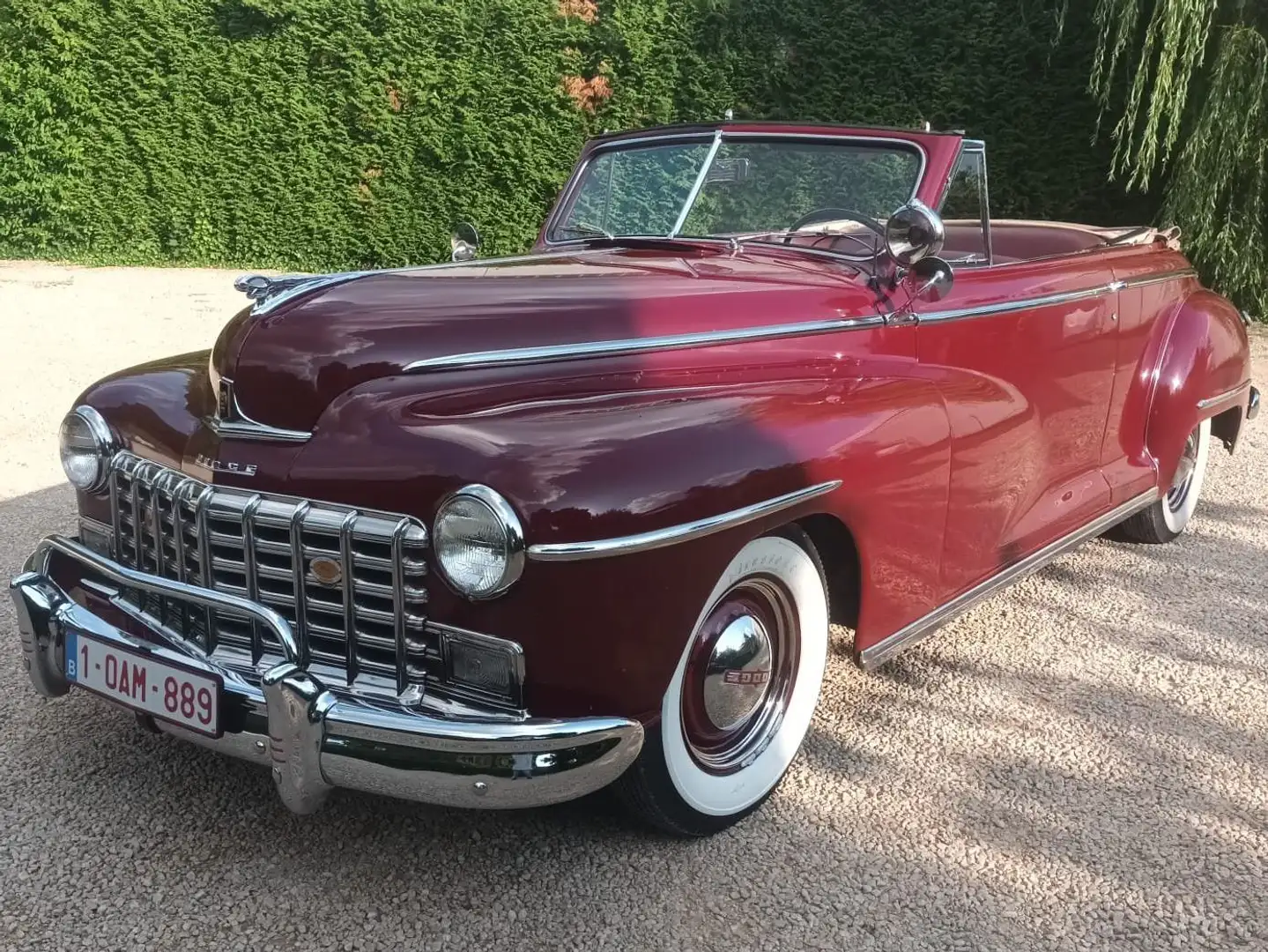Oldtimer Dodge 6 cylindres cabriolet 1947 - 2