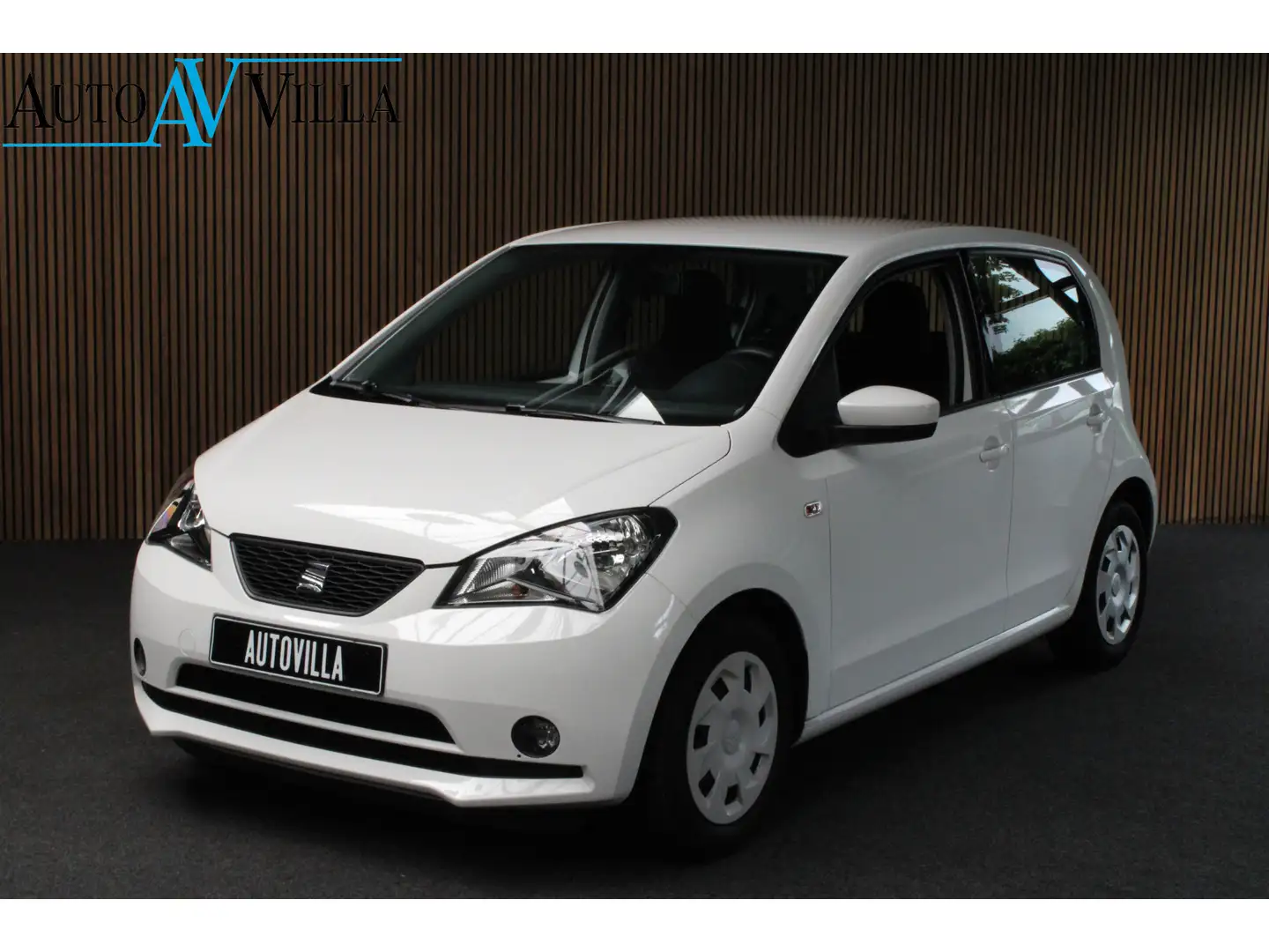 SEAT Mii 1.0 5drs 1eEigenaar Navi PDC Airco Cruise Bluetoot Wit - 1