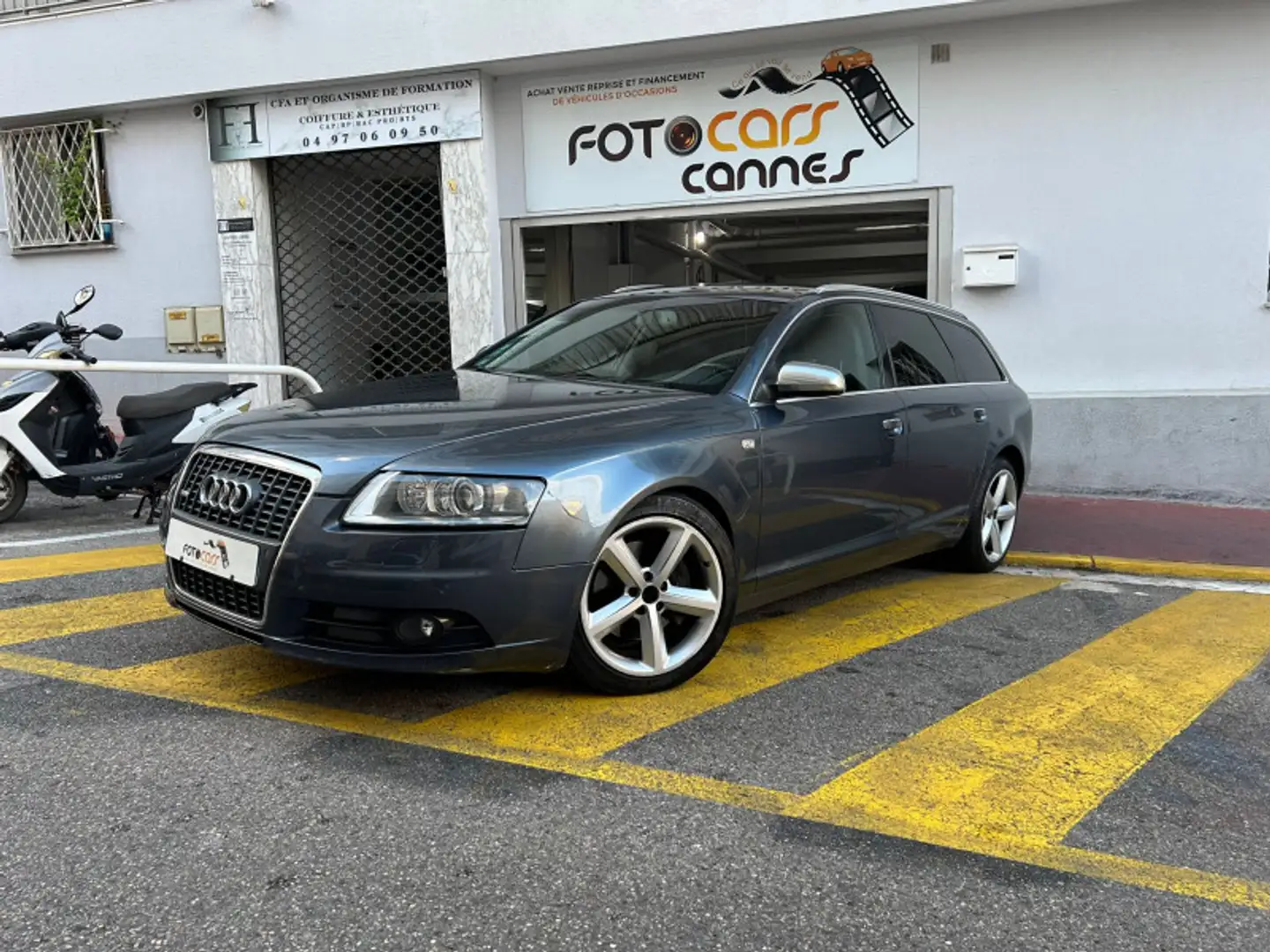 Audi A6 3.0 V6 TDI 240CH DPF S LINE QUATTRO TIPTRONIC Blau - 1