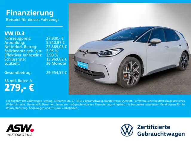 Volkswagen ID.3 Pro LED Navi AHK WÄPU ACC RFK PDC SHZ