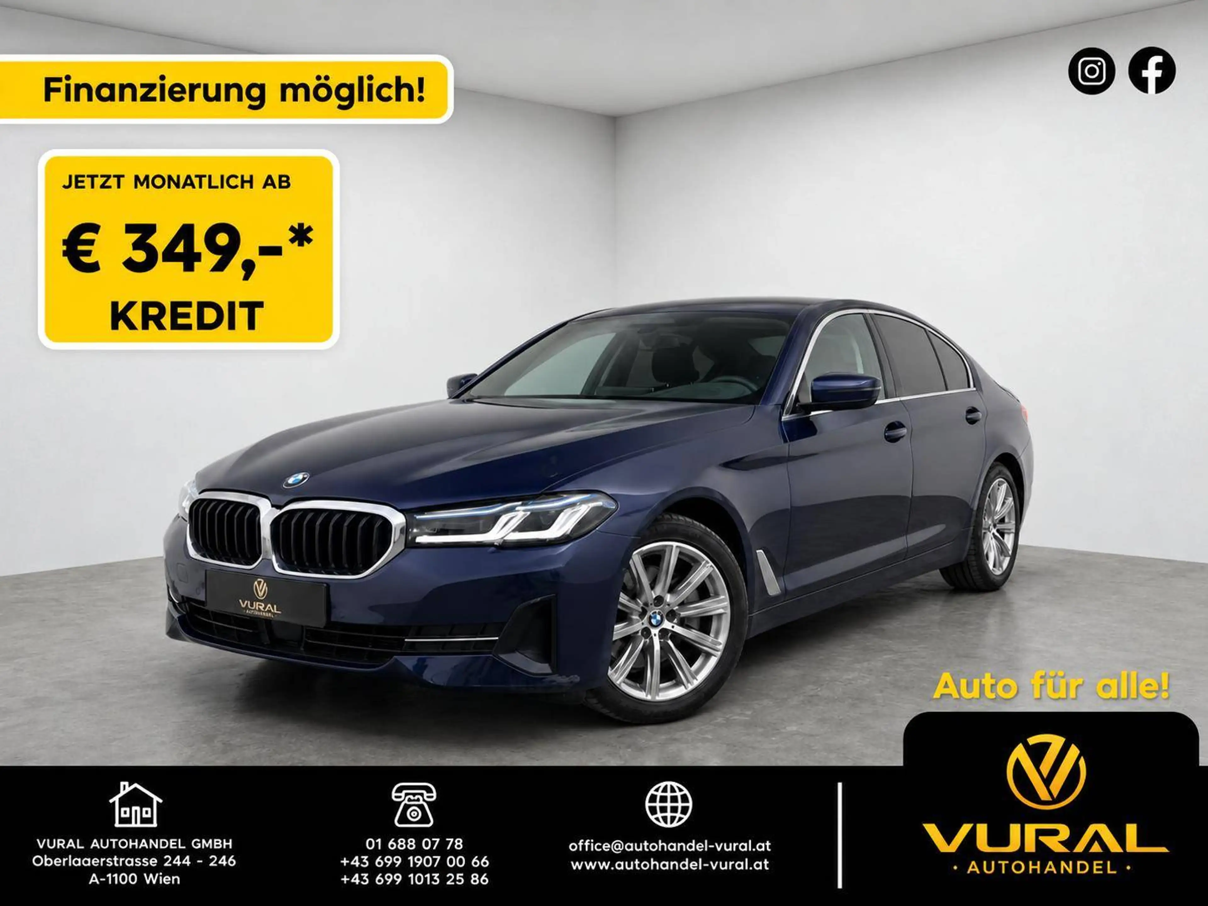 BMW 520 d G30 Facelift Luxury Line | Laserlight | Head-Up | Rückfahrkamera | Anhängerkupplung |