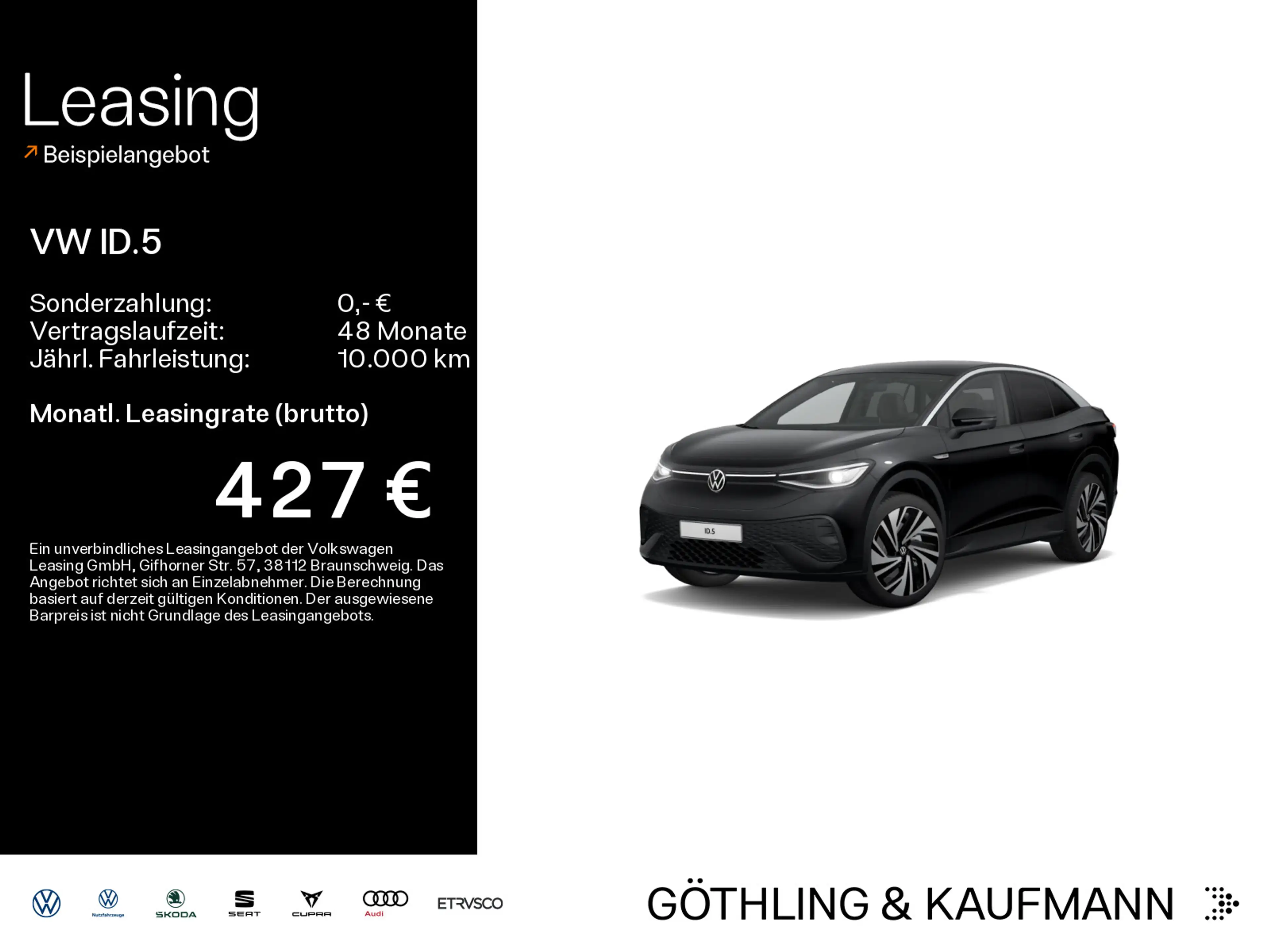 Volkswagen ID.5 Pro Performance*NAVI*WP*AHK*KAM*SHZ*EL.HECK