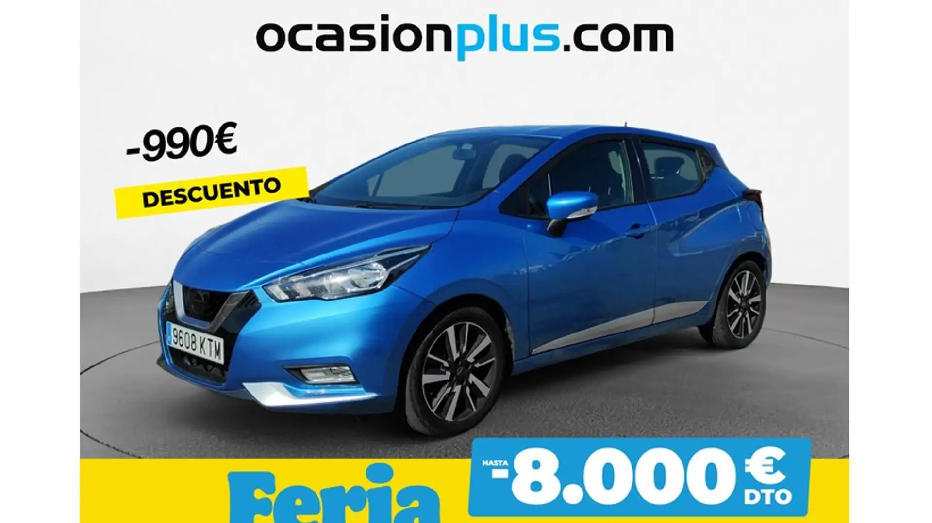 Nissan Micra IG-T S&S Acenta 90 Bleu - 1