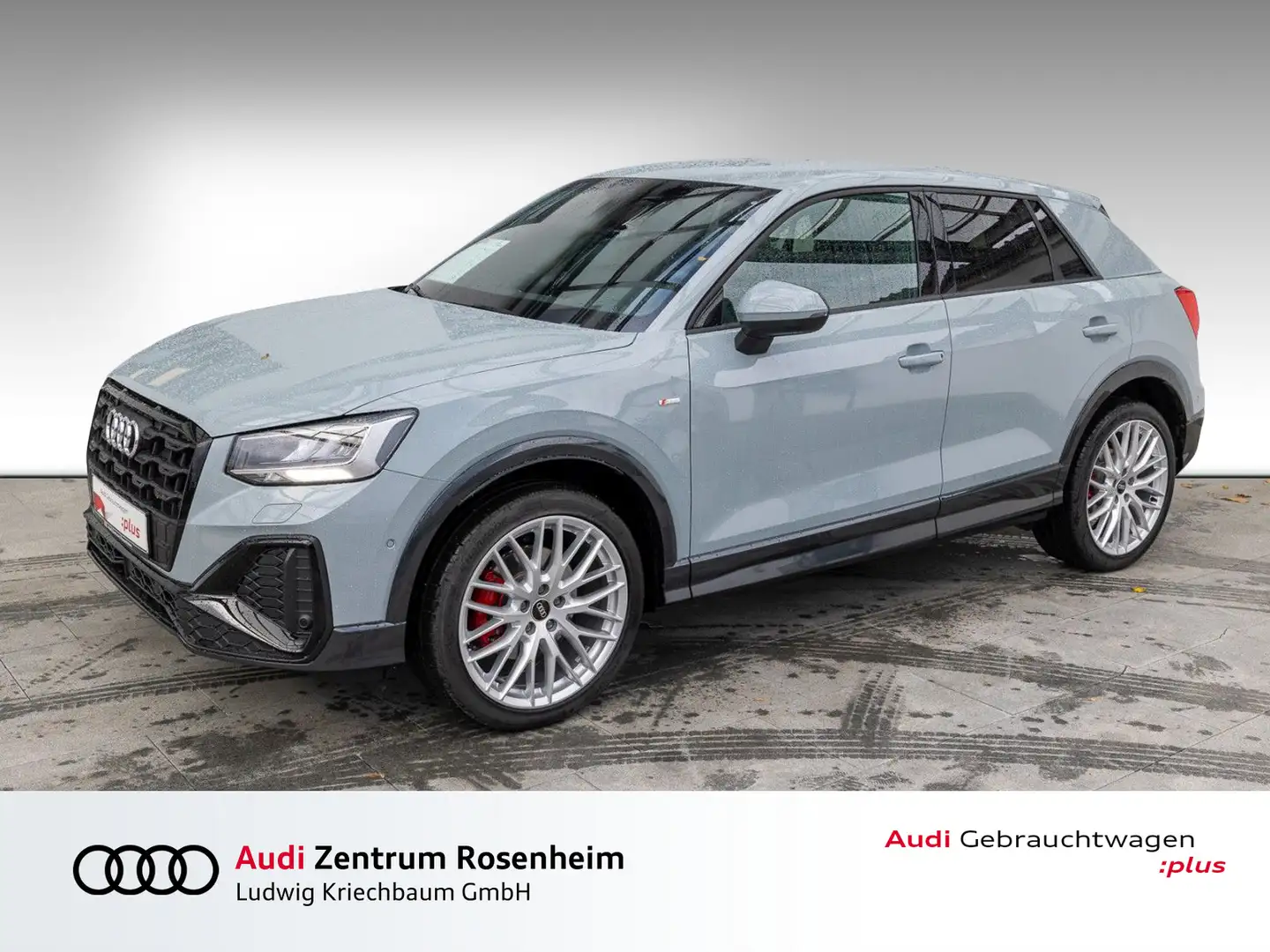 Audi Q2 S line 40 TFSI qu. S tr.(AHK,Navi+,RFK,KS,GRA) Grau - 1