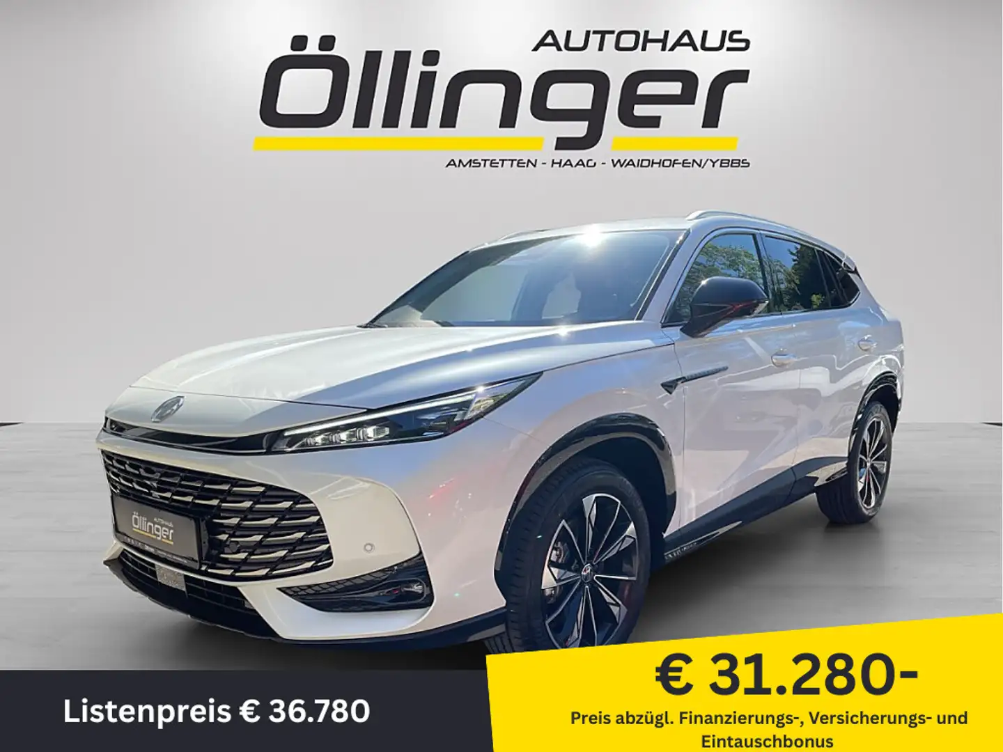 MG HS Hybrid+ Luxury 1,8Wh Aut. + Lenkradheizung + Me... Weiß - 1