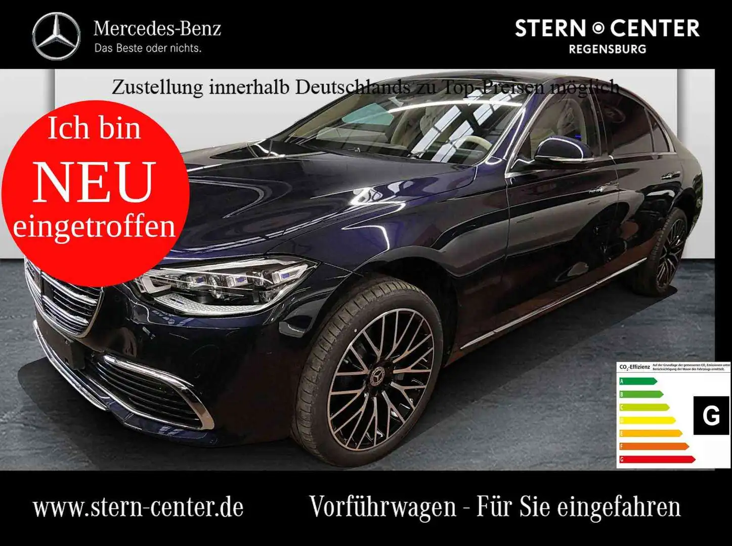 Mercedes-Benz S 350 d 4MATIC Limousine Langversion MBUX Burm Bleu - 1
