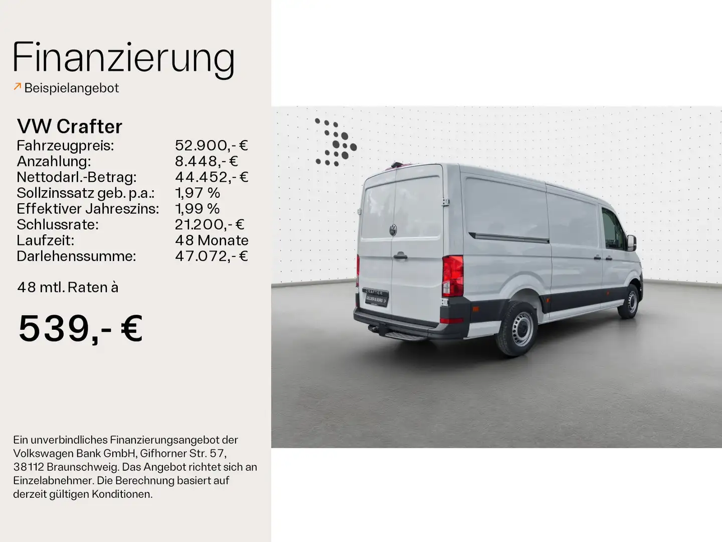 Volkswagen Crafter 35 Kasten TDI *LED*Holzboden*Schwingsitz Blanc - 2