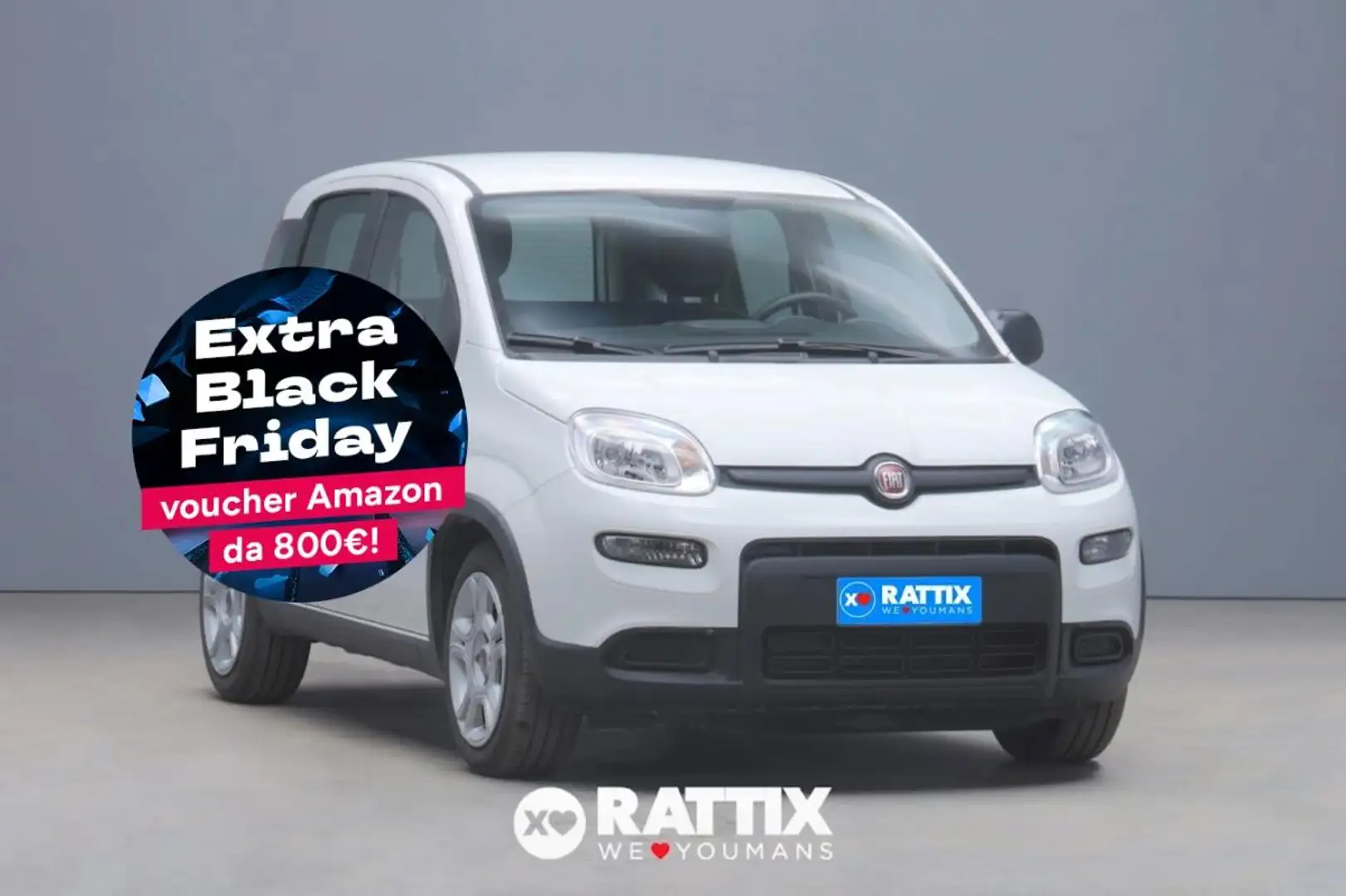 Fiat Panda 1.0 Firefly Hybrid 70CV Wit - 1