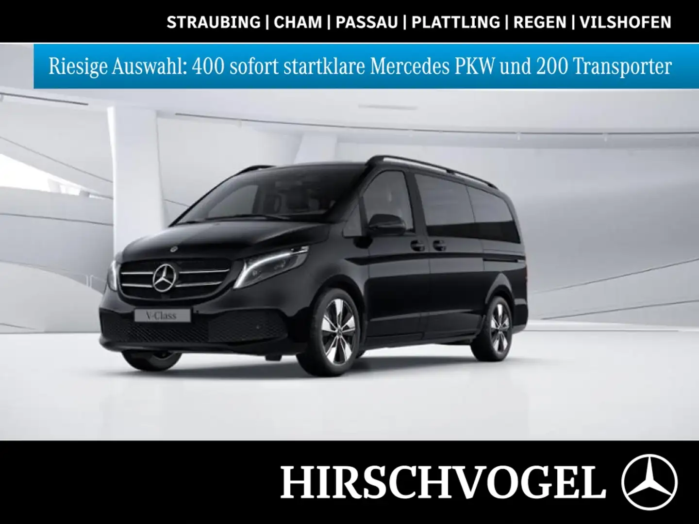 Mercedes-Benz V 220 d 4MATIC EDITION lang Standhzg AHK2,5t Noir - 1
