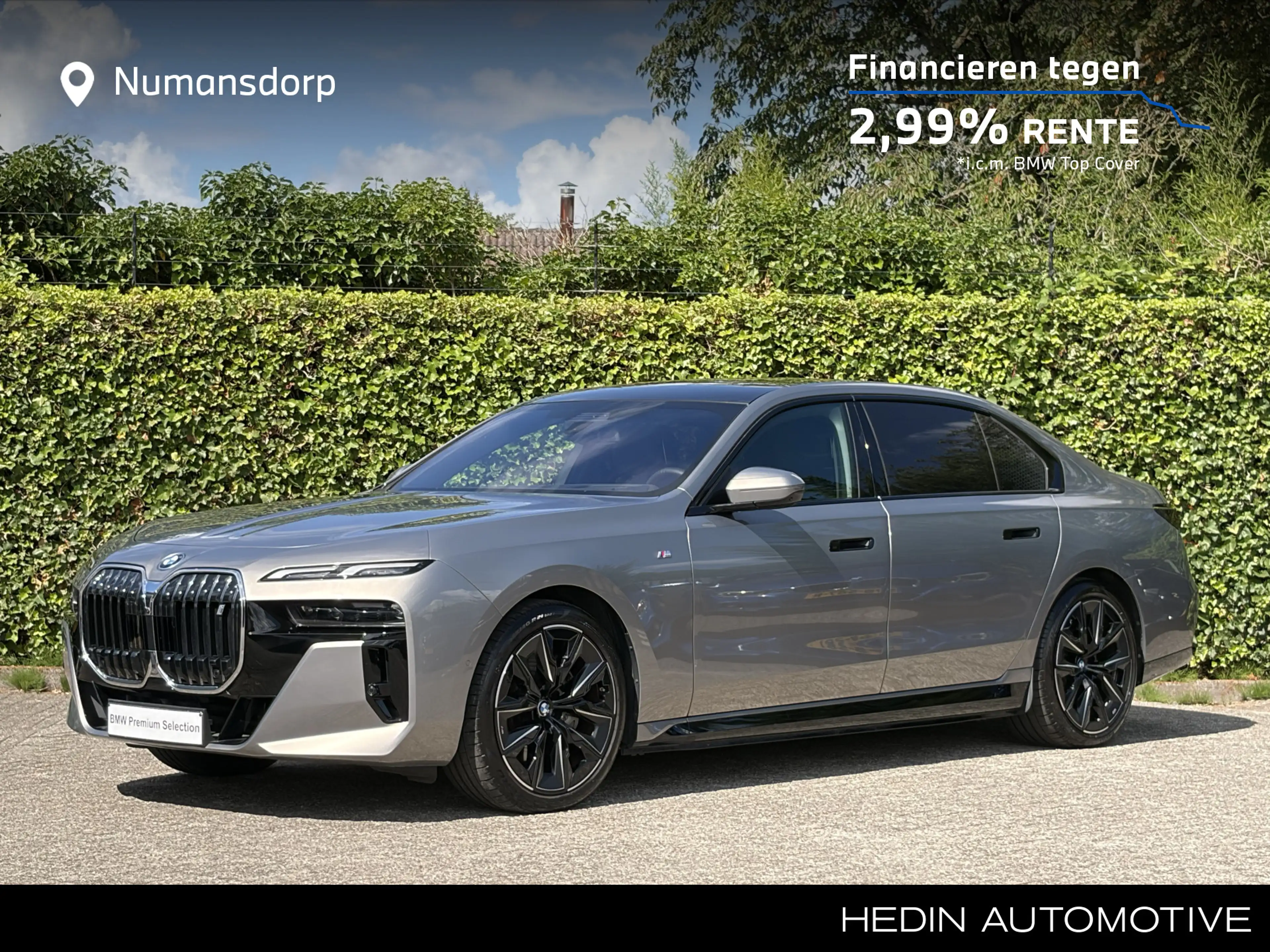 BMW i7 eDrive50 | M-Sport | 21" | Iconic glow | Tv achter