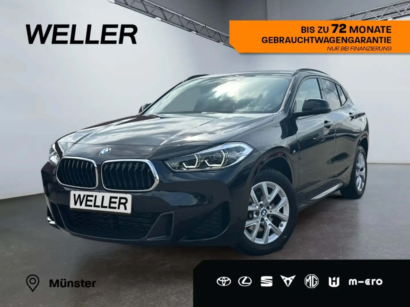 BMW X2 sDrive18d M Sport *LED*Pano*HiFi*PDC*Navi*SHZ* Zwart - 1