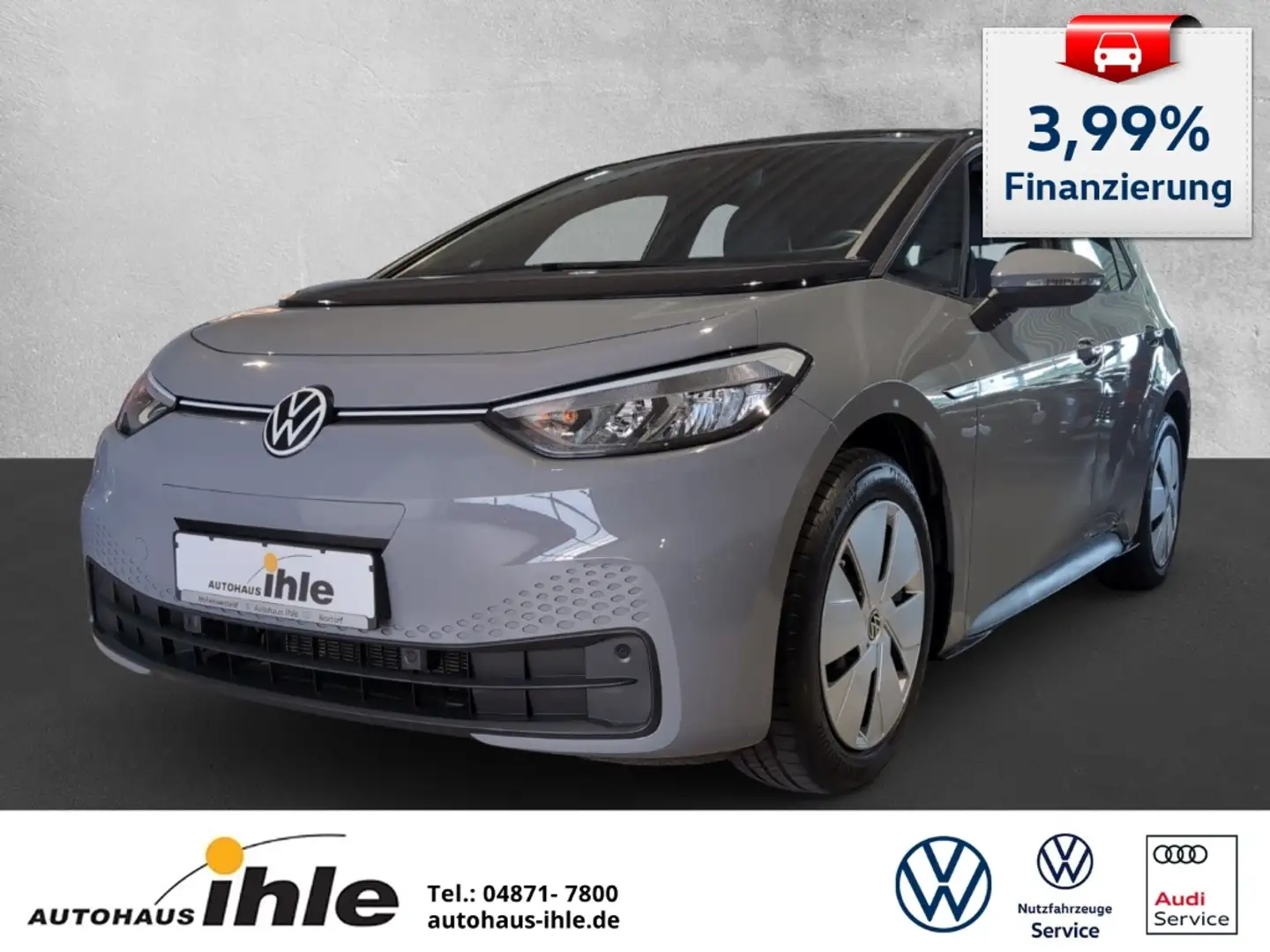 Volkswagen ID.3 Pro Performance Life 58kWh DAB+NAVI+AMBIENTEBEL. Grau - 1