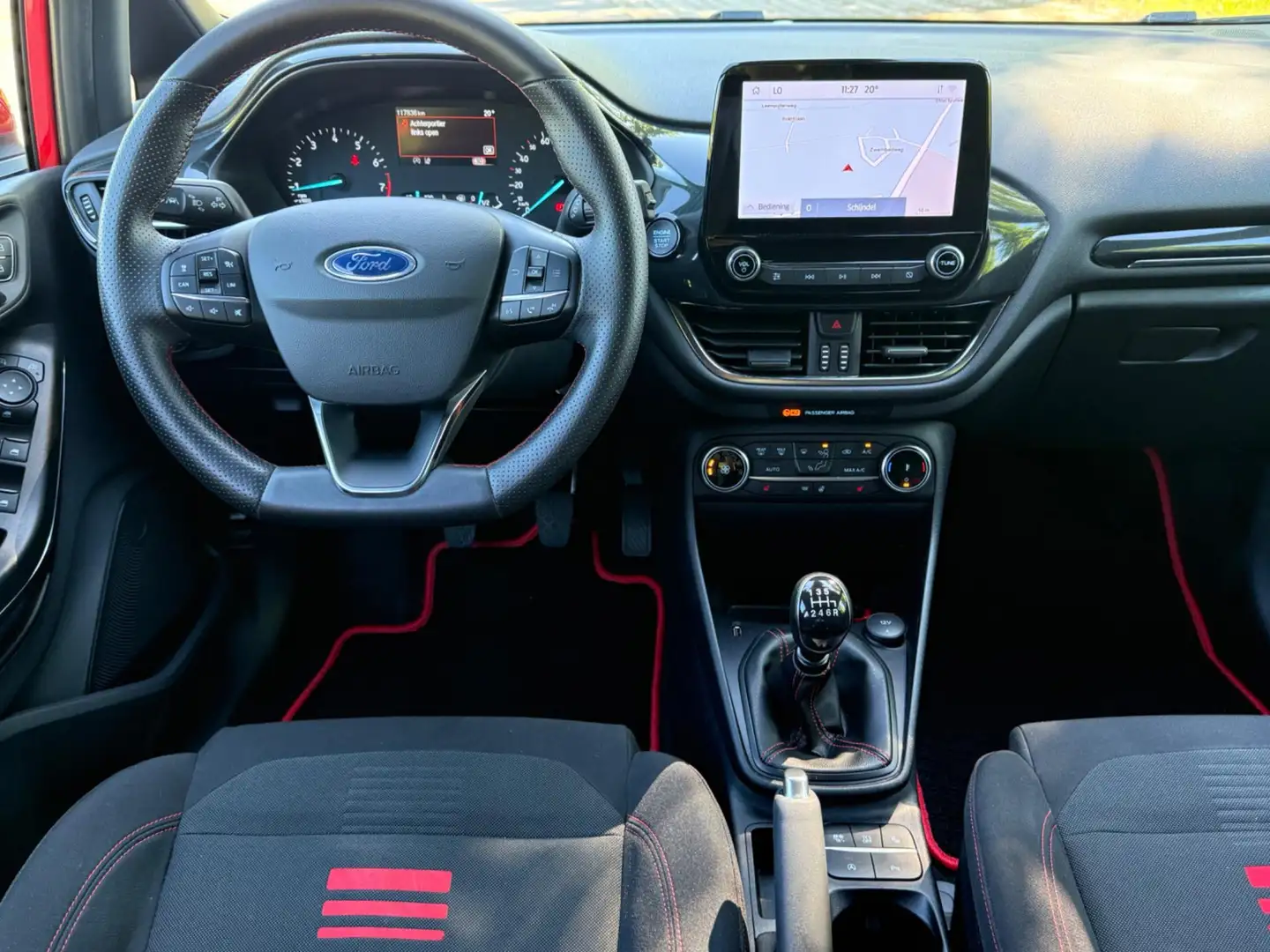 Ford Fiesta 1.0 EcoBoost 125 pk Hybrid ST-Line X, achteruitrij Rot - 2