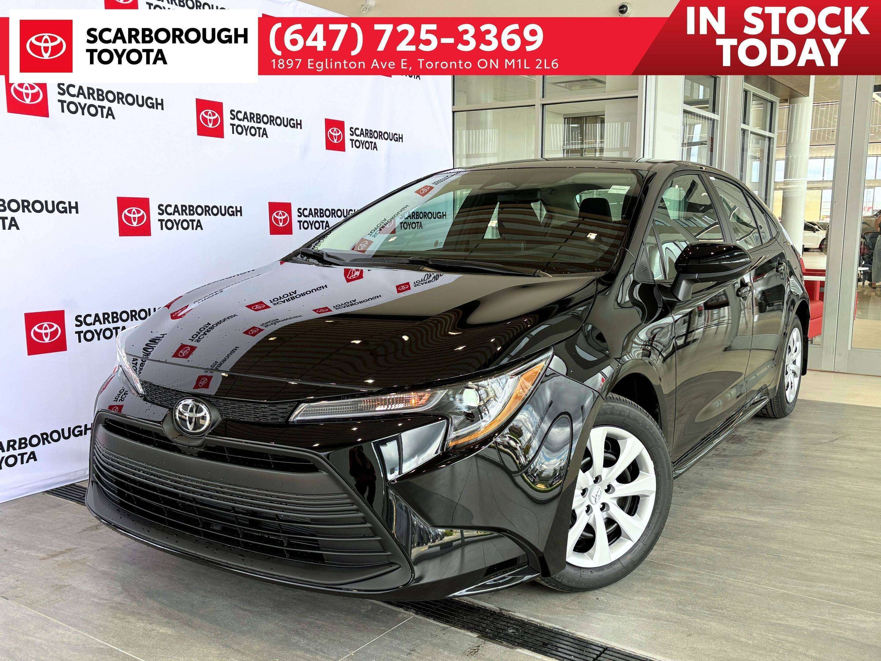 Black 2026 Toyota Corolla Sedan Front-Wheel Drive Automatic