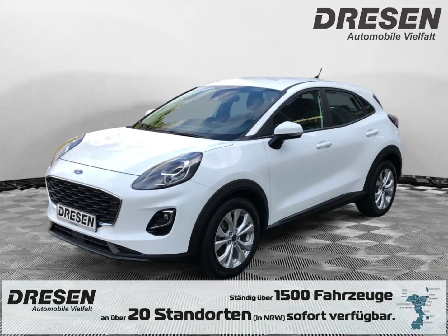 Ford Puma Cool & Connect 1.0l EcoBoost LED Mehrzonenklima DA Blanc - 1