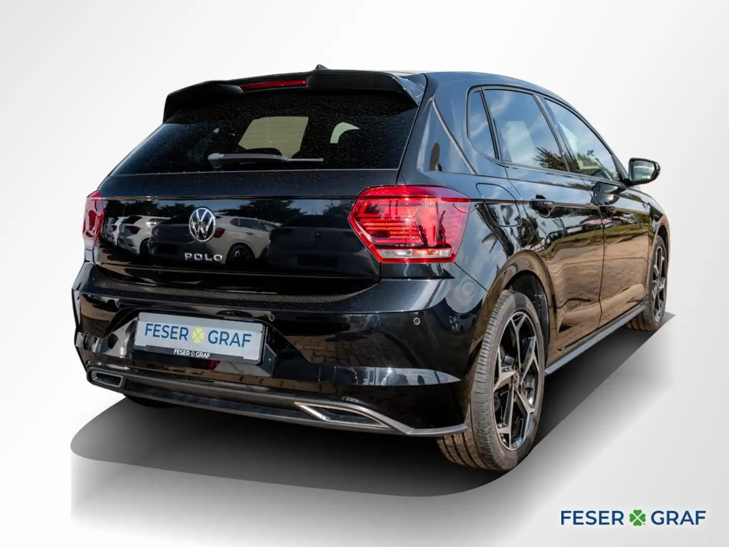 Volkswagen Polo R-Line 1.0TSI DSG LED/KAMERA/CONNECT/ACC/PANO Schwarz - 2