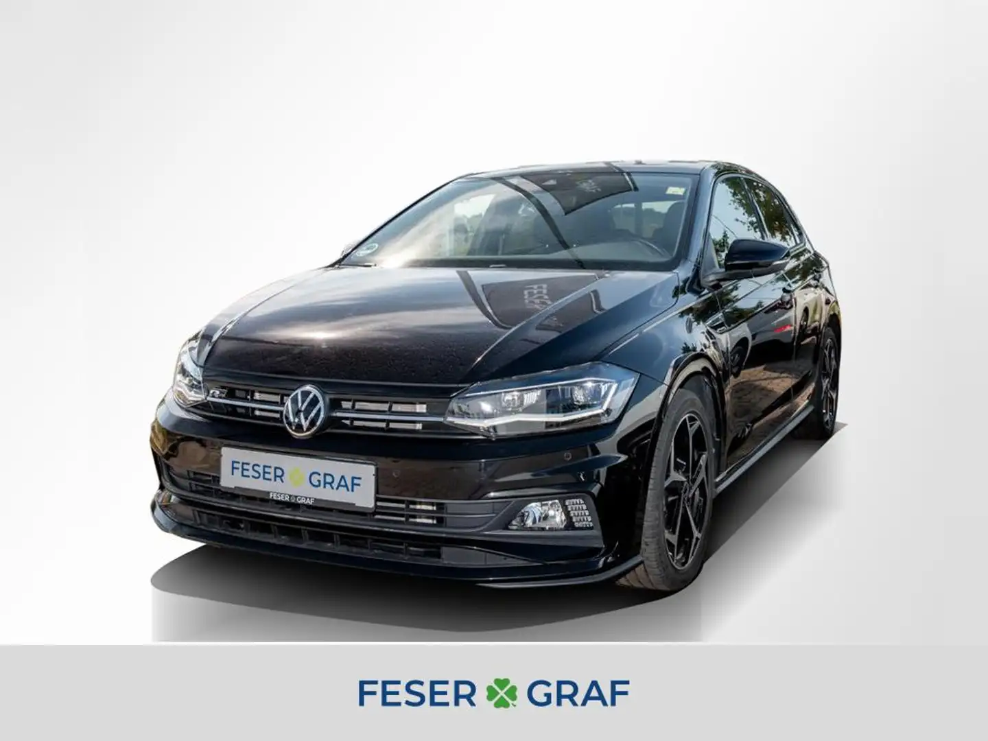 Volkswagen Polo R-Line 1.0TSI DSG LED/KAMERA/CONNECT/ACC/PANO Schwarz - 1