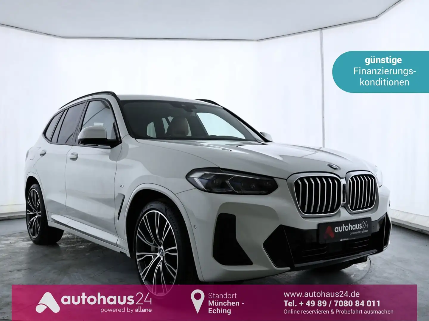 BMW X3 xDrive 30d M Sport Laser|ACC|Leder|360° Blanc - 1
