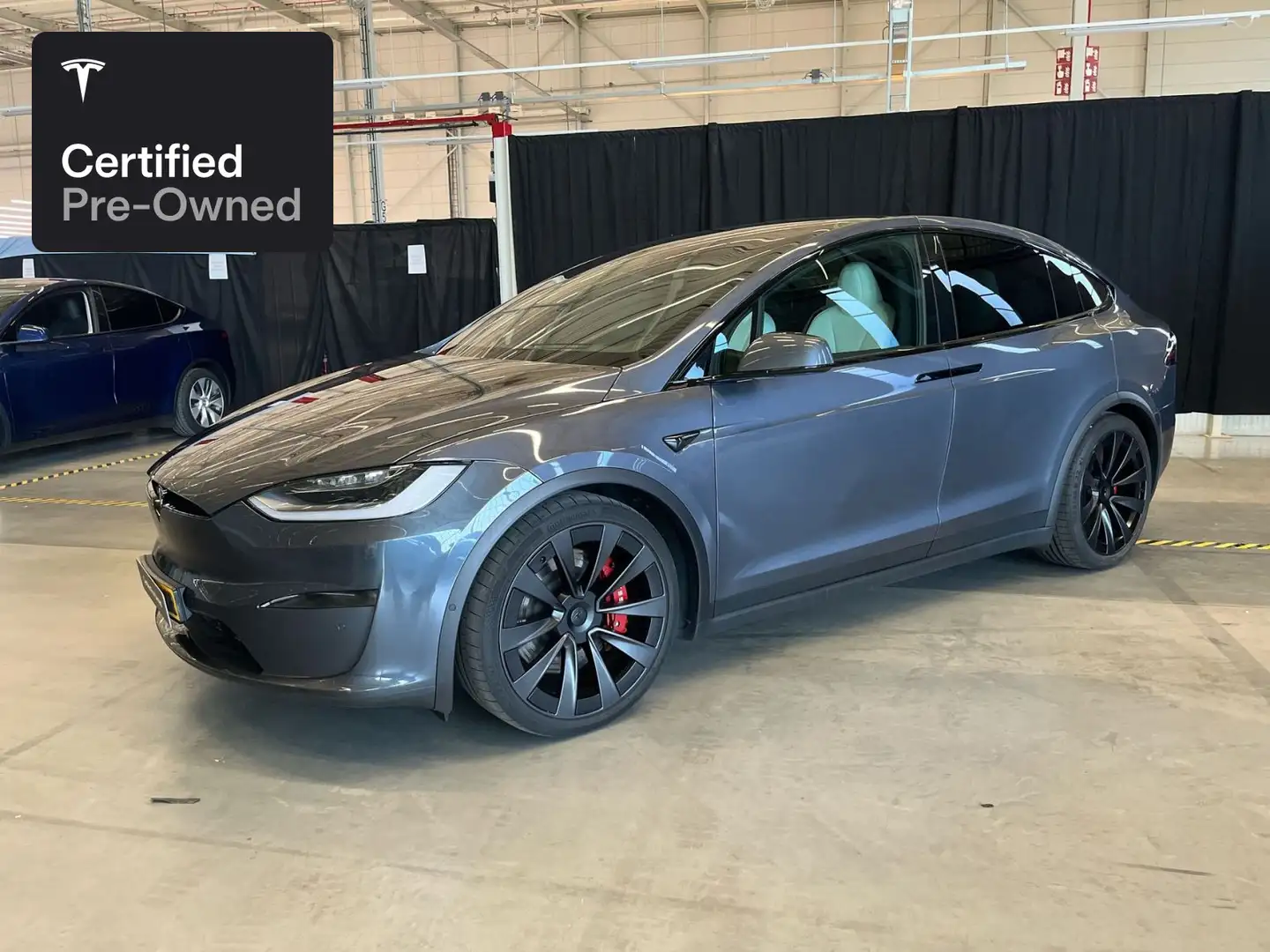 Tesla Model X Plaid "Certified Pre-Owned" Plateado - 1