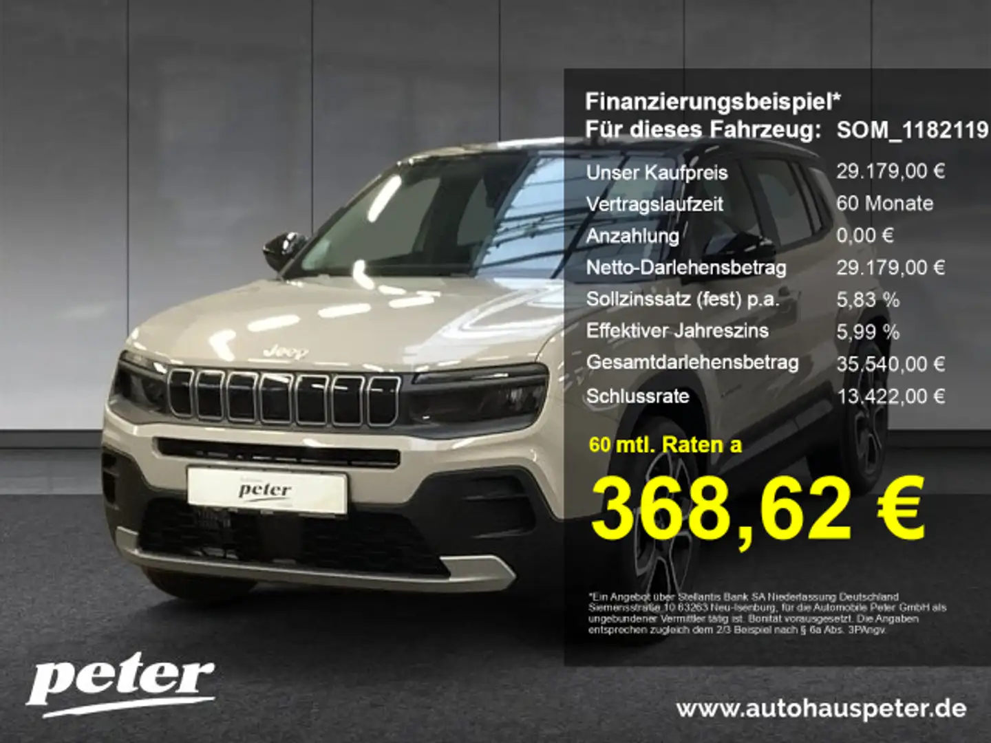 Jeep Avenger Avenger e-Hybrid MY24 Altitude 1.2l T3 48V 81kW Gris - 1