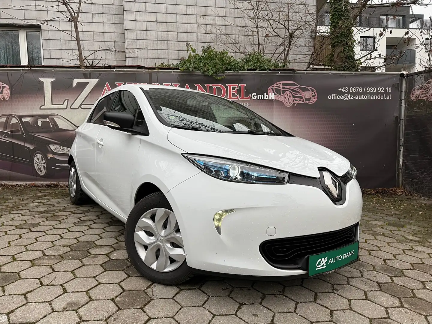 Renault ZOE Zoe Limited Q90 41 kWh (Batteriemiete) Weiß - 1