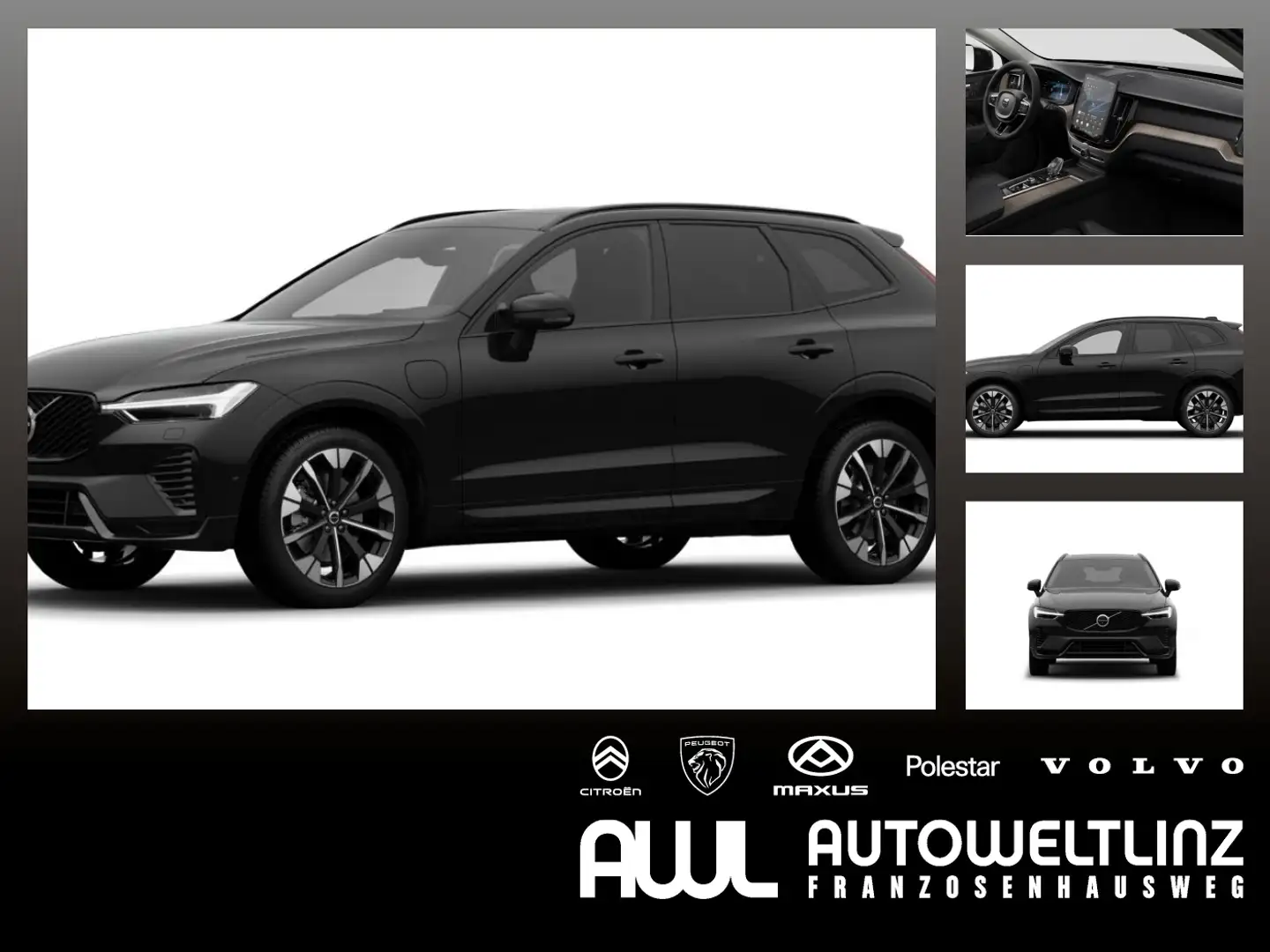 Volvo XC60 T6 Twin Engine PHEV (E6e) Plus Dark Schwarz - 1