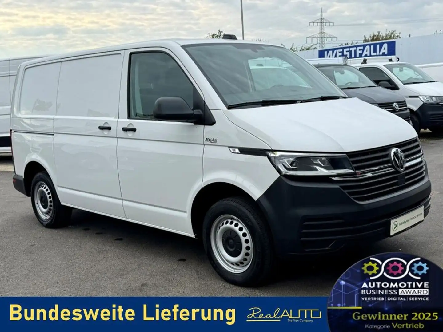 Volkswagen T6 Transporter 6.1 Kasten TDI DSG 4Motion ACC Weiß - 1
