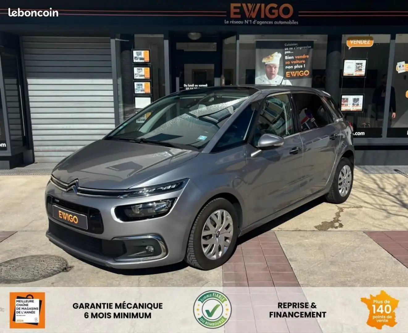 Citroen C4 Picasso Citroën 1.2 130CH SHINE S-S Entretien Complet Carp Szürke - 1